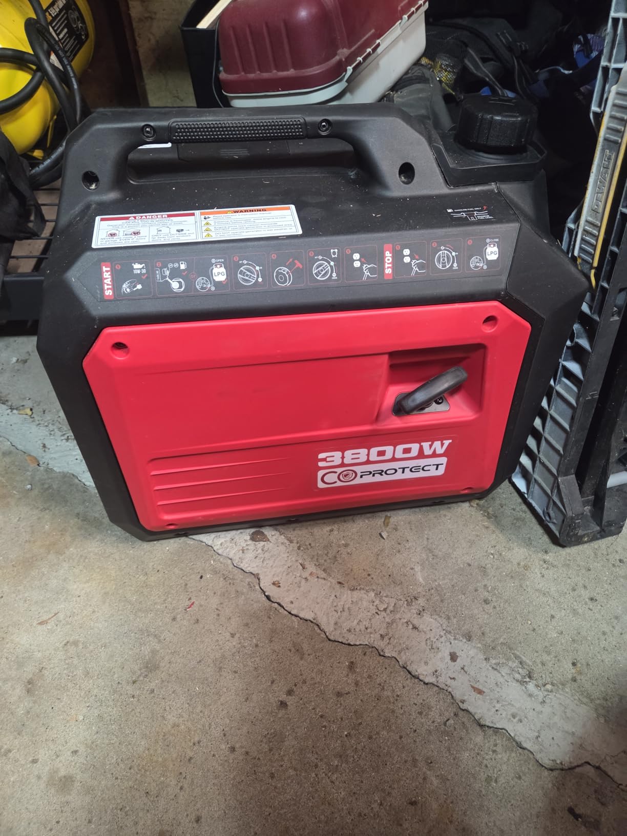 PowerSmart 3800 Watt Dual Fuel Inverter Generator, Quiet Portable Gas Propane Powered with CO Sensor and RV Ready Outlet, 149cc 4-Stroke OHV Engine for Home Backup, Camping and Tailgating customer photo 2