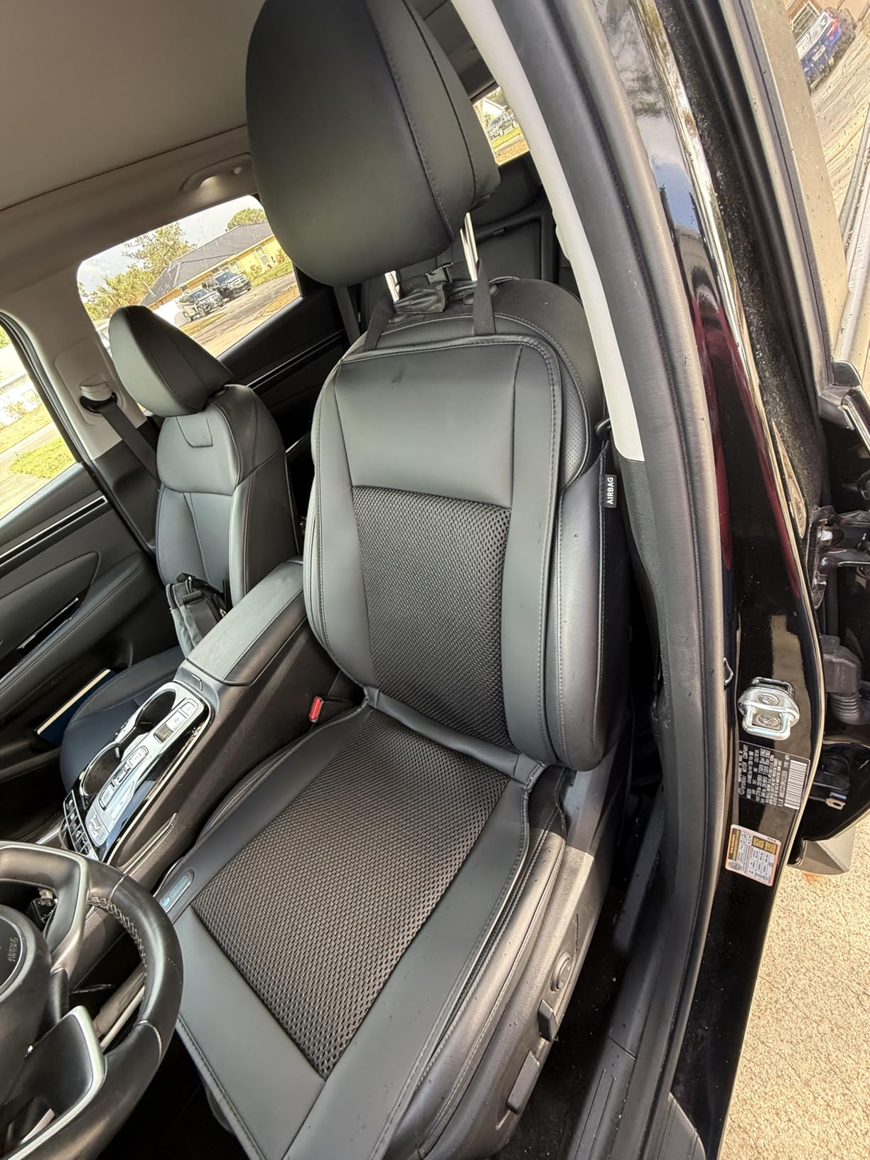 Cooling Car Seat Cover, Ventilated 12V/24V Cooling Cushion with 10 Turbo Fans & Wireless Control, 3-Speed Universal Seat Pad for Car SUV Truck, Breathable 3D Mesh Leather customer photo 1