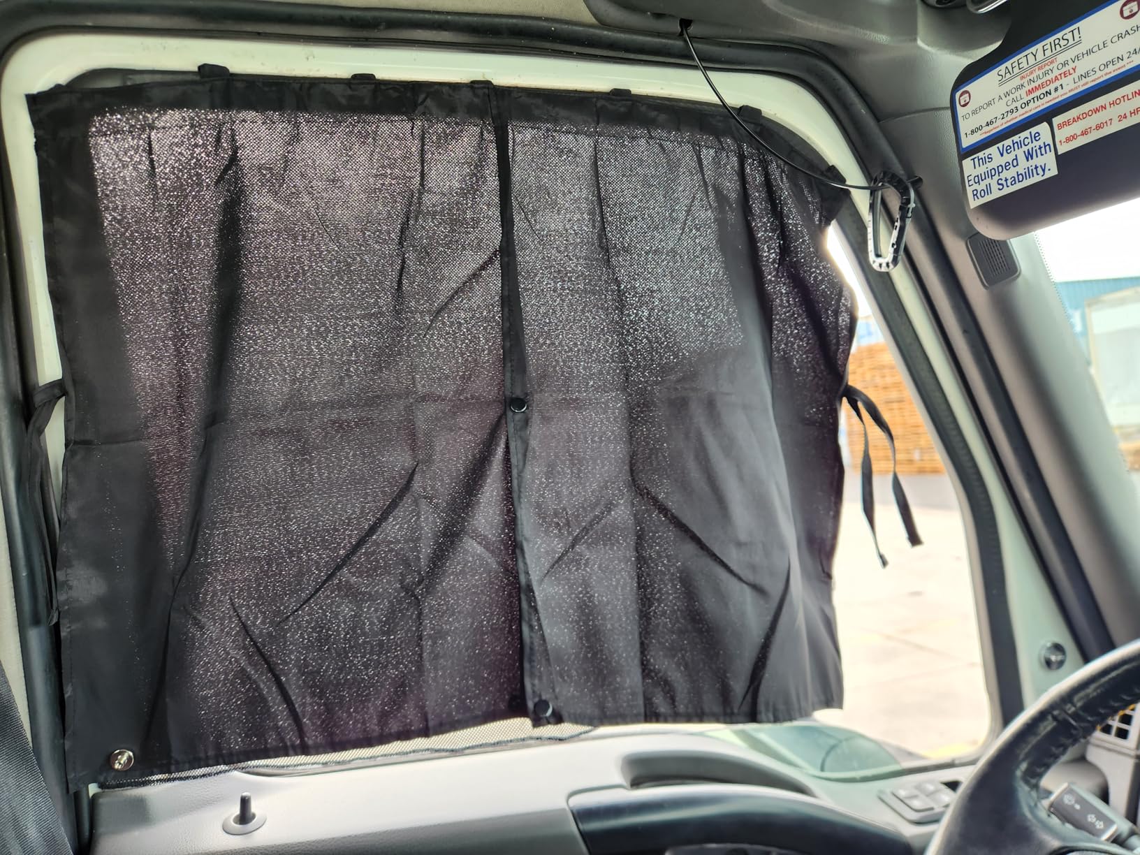 Car Window Shades, 2 Packs Magnetic Car Sun Shades for Baby, 2 Layers for Blackout/See Through Options Colorful Starry Pattern Side Window Curtain for Kids Heat/UV Blocker customer photo 2