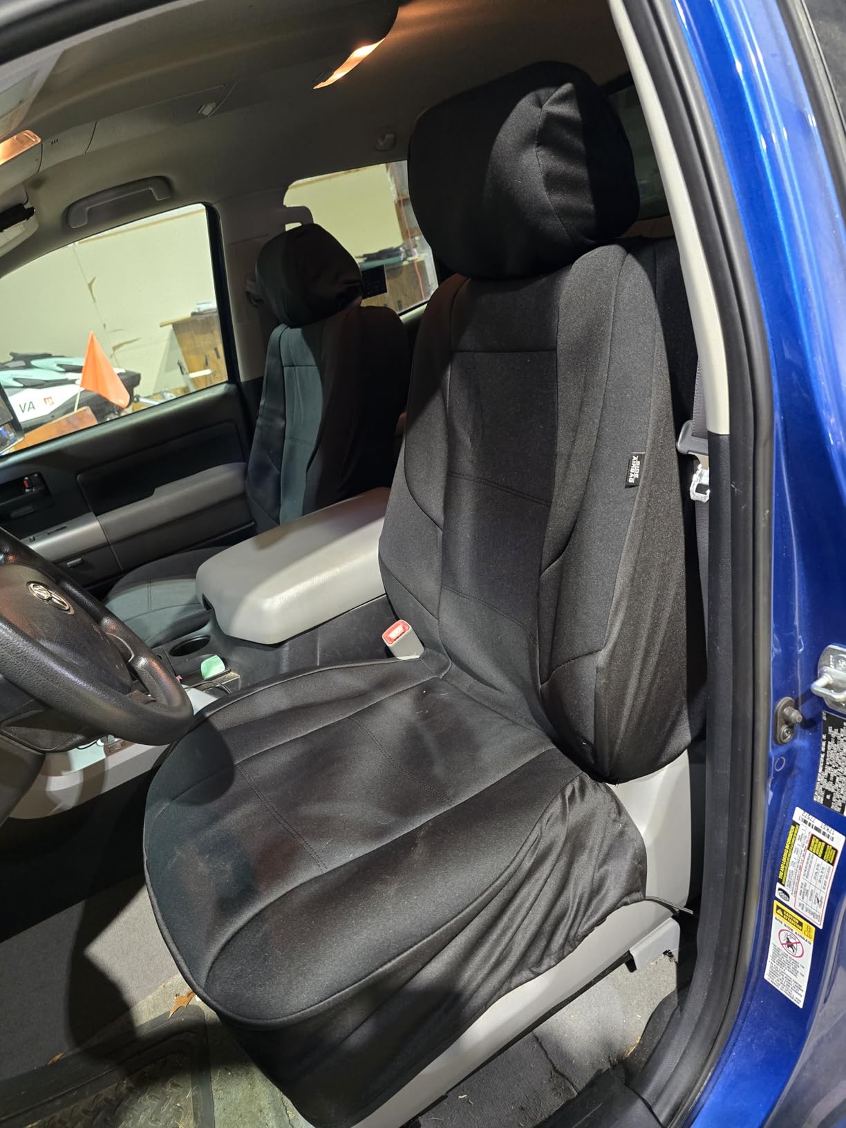 GIANT PANDA Waterproof Neoprene 2 Pack Front Car Seat Covers Custom Fit Ford F150 F250 F350 F450 Super Crew/Crew Cab Pickup Trucks customer photo 2