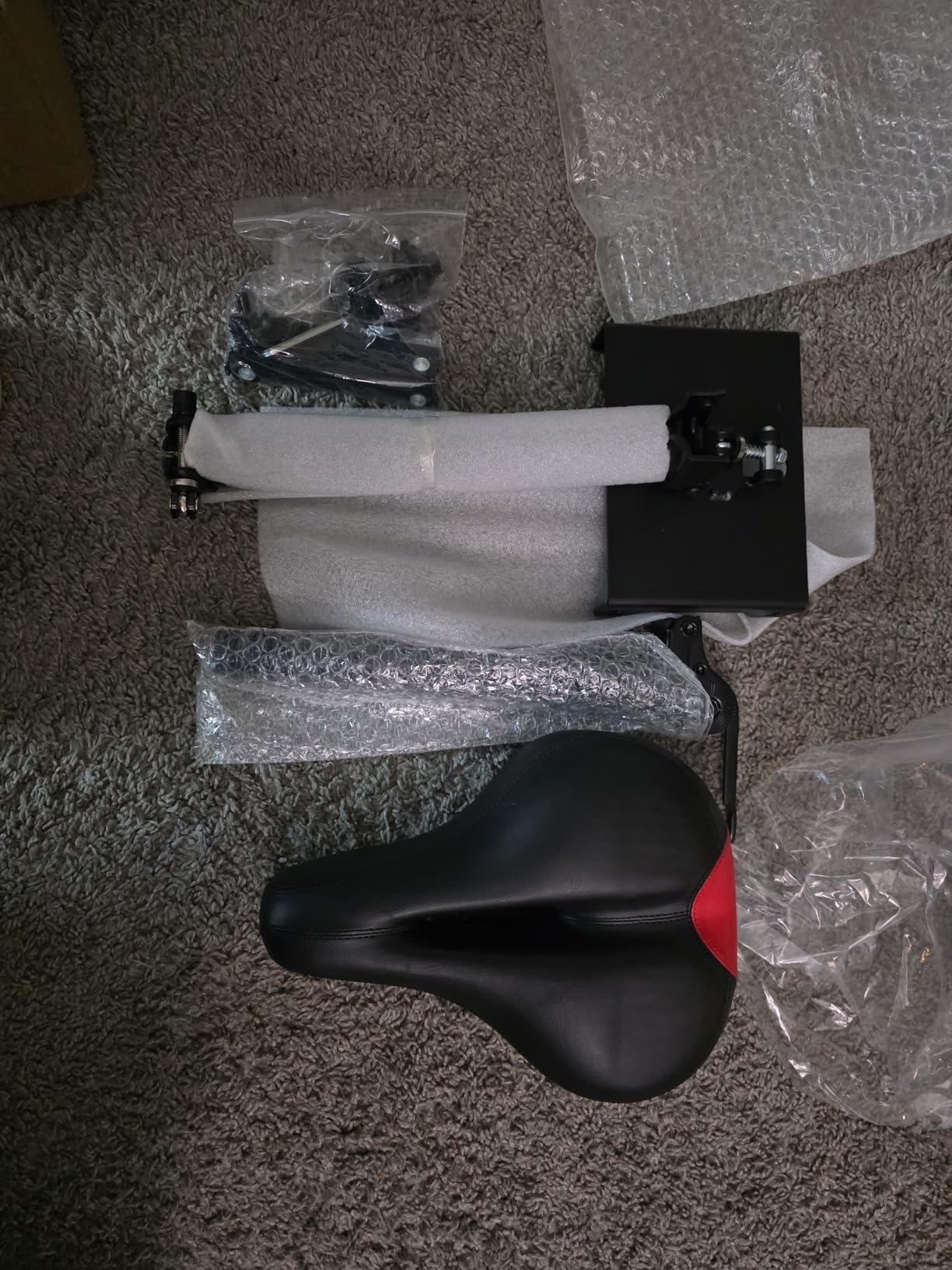 Electric Scooter Seat Saddle, Adjustable Height Double Damping Comfortable Saddle Compatible with Ninebot Max G30 Electric Scooter customer photo 2