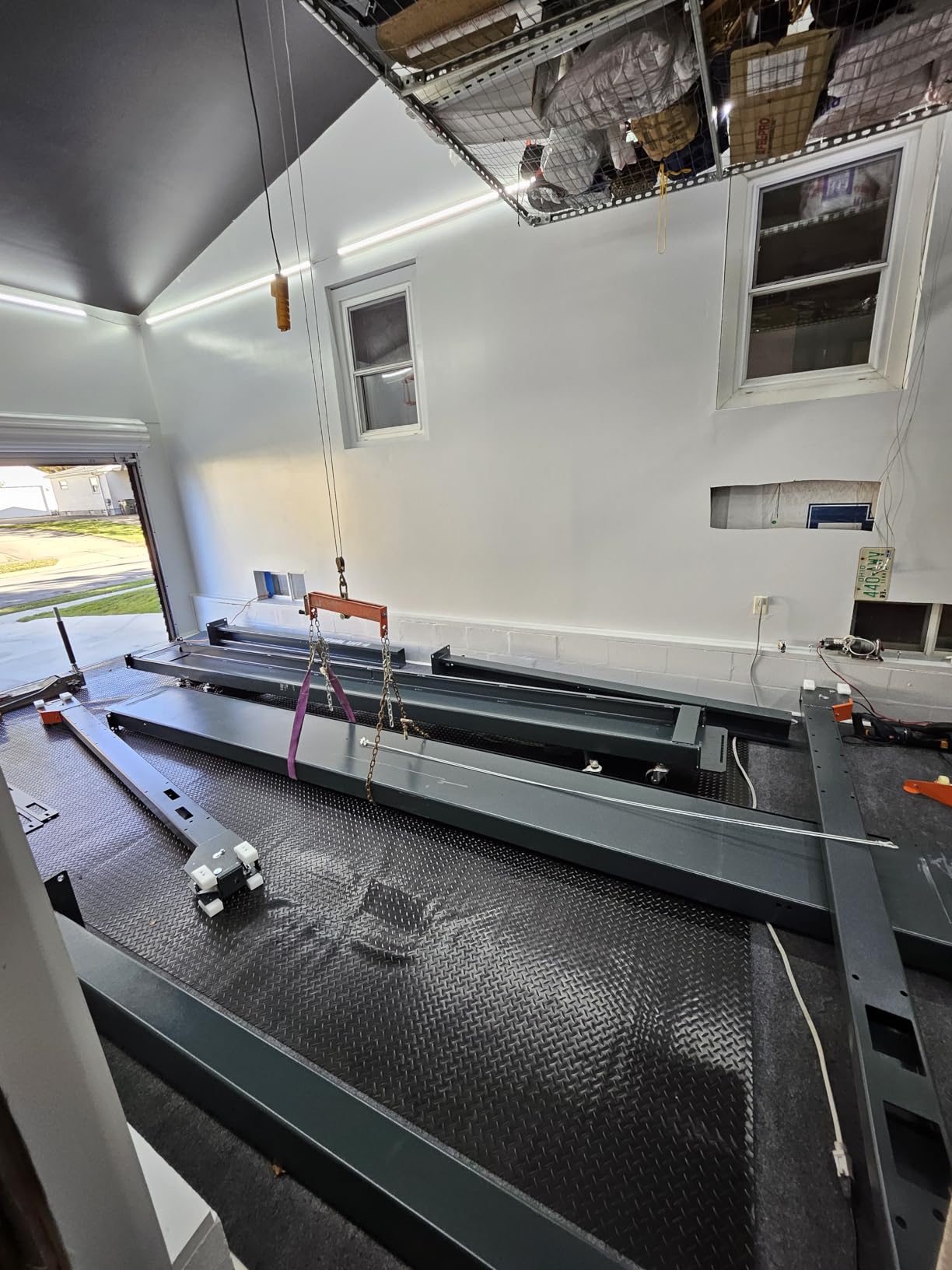 KATOOL 9500lbs Heavy Duty 4/Four Post Car Lift 3.0HP Lifting Capacity, 84