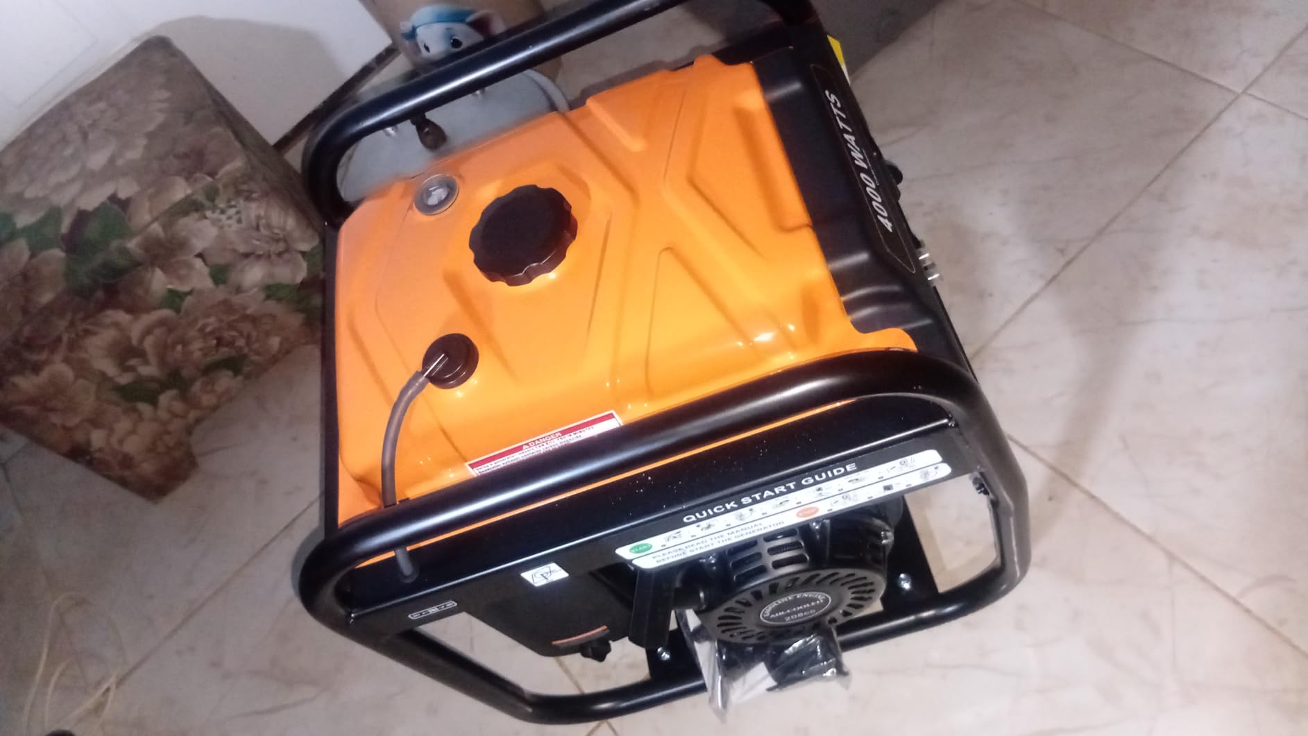 4400-Watts Inverter Generator, Open Frame Generator Gas Powered, Emergency Home Backup, RV Ready 30A Outlet, EPA Compliment customer photo 1