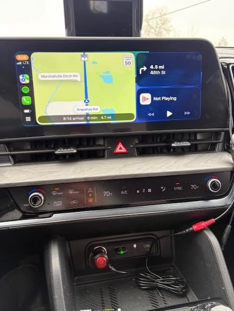 Wireless CarPlay Adapter for Apple iPhone (2026 Upgraded) Mini Design, Converts Factory Wired to Wireless Adapter for CarPlay, Plug and Play, Auto Connect Fast and Stable (Black) customer photo 1