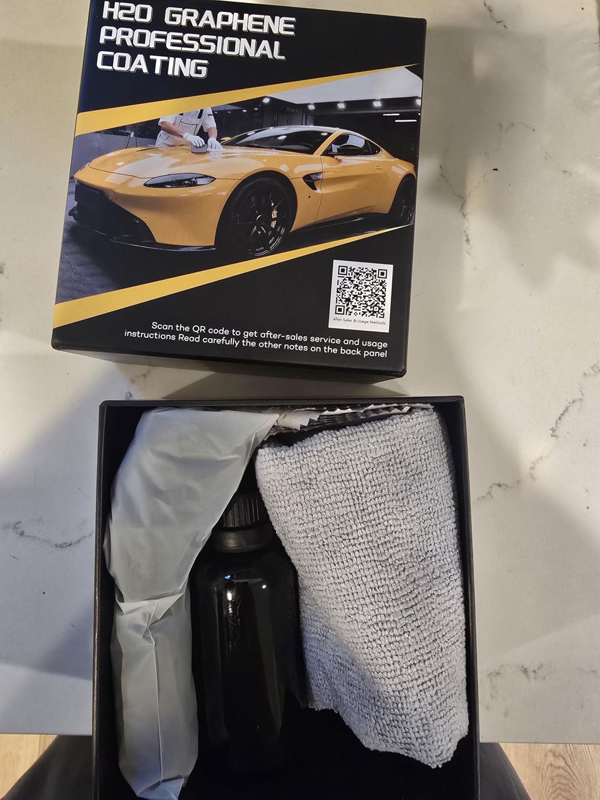 20H Graphene Ceramic Coating for Cars - 70ml, Professional Ceramic Coating | High Gloss Finish | Hydrophobic | Scratch & Protection customer photo 1