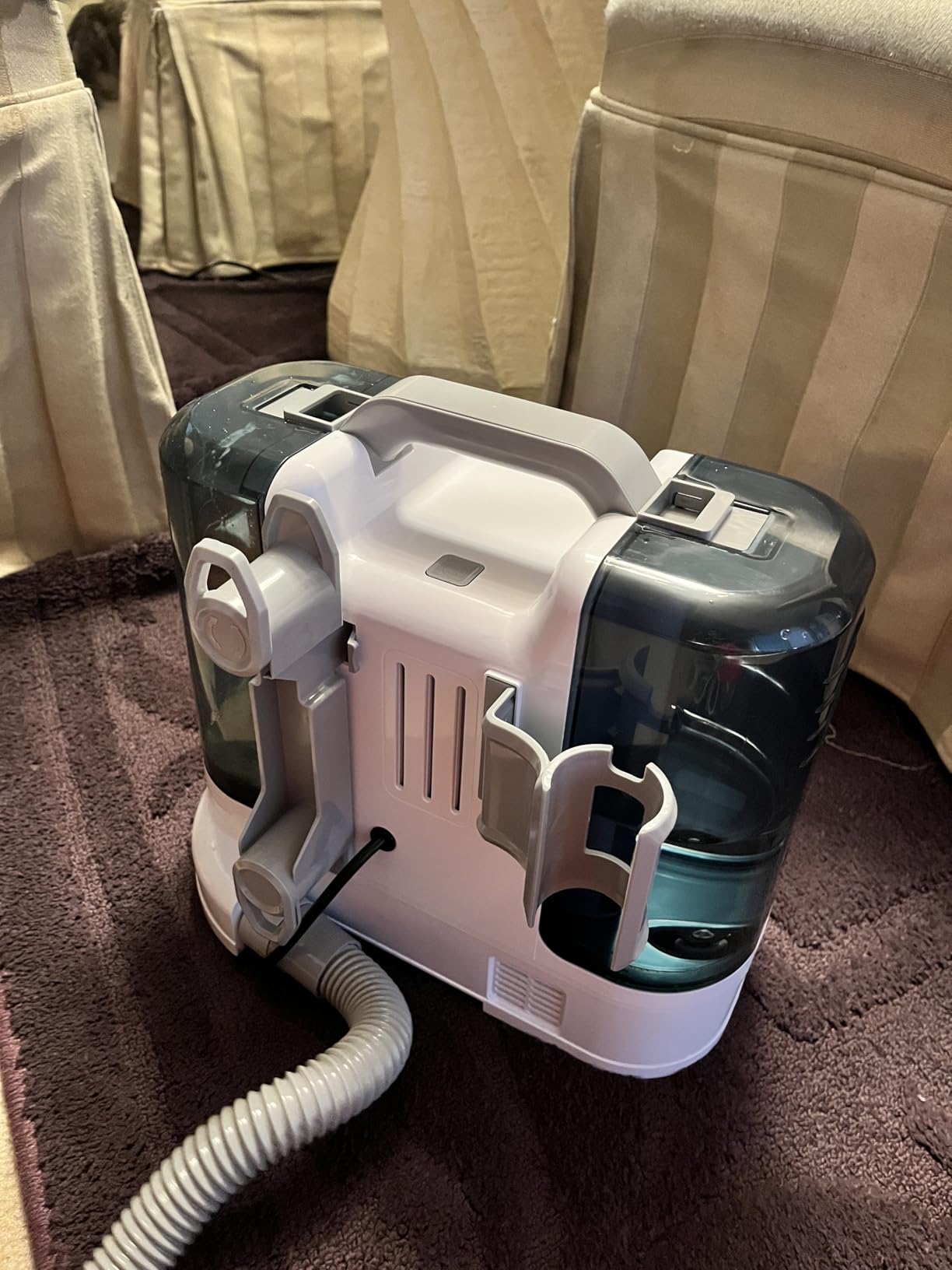 Carpet Cleaner Machine Upholstery - 450W Shampooer Portable for Couch Rug Sofa Car Seat Furniture Fabric Wet Vacuum Spot Handheld Small Mini Car Water Aspiradora de Agua Deep Extractor Washer customer photo 1