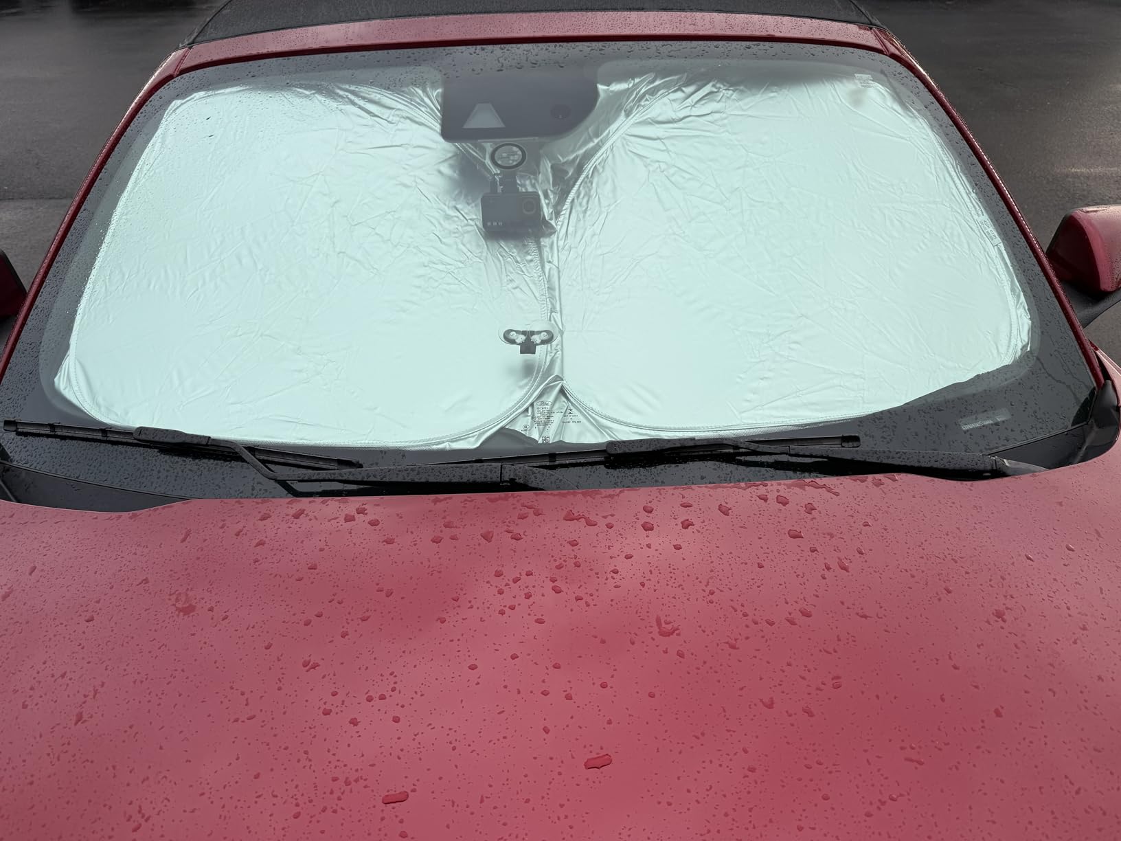 INSAUTO Custom Fit Windshield Sun Shade Accessories for Chevrolet/Chevy Suburban 2021-2026, Foldable Front Window Sunshade, UV & Heat Reflector, Keeps Interior Cool, Includes Storage Bag customer photo 2