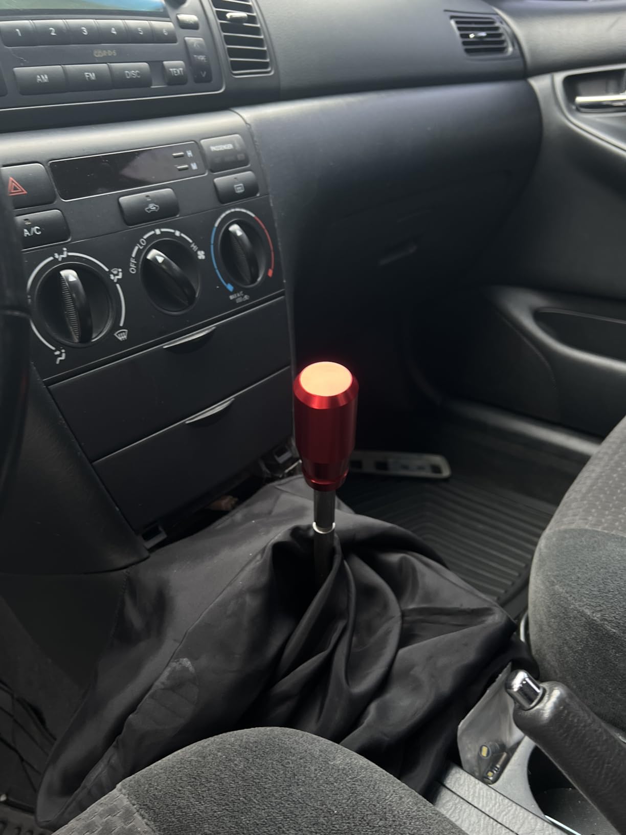 Premium 100% Real Carbon Fiber Shift Knob - 4 Metal Threaded Adapters, 4 5 6 Speed Manual & Buttonless Automatic Transmission, Weighted Gear Stick Shifter Knobs, (M8, M10x1.25/1.5, M12x1.25) JDM Style customer photo 2