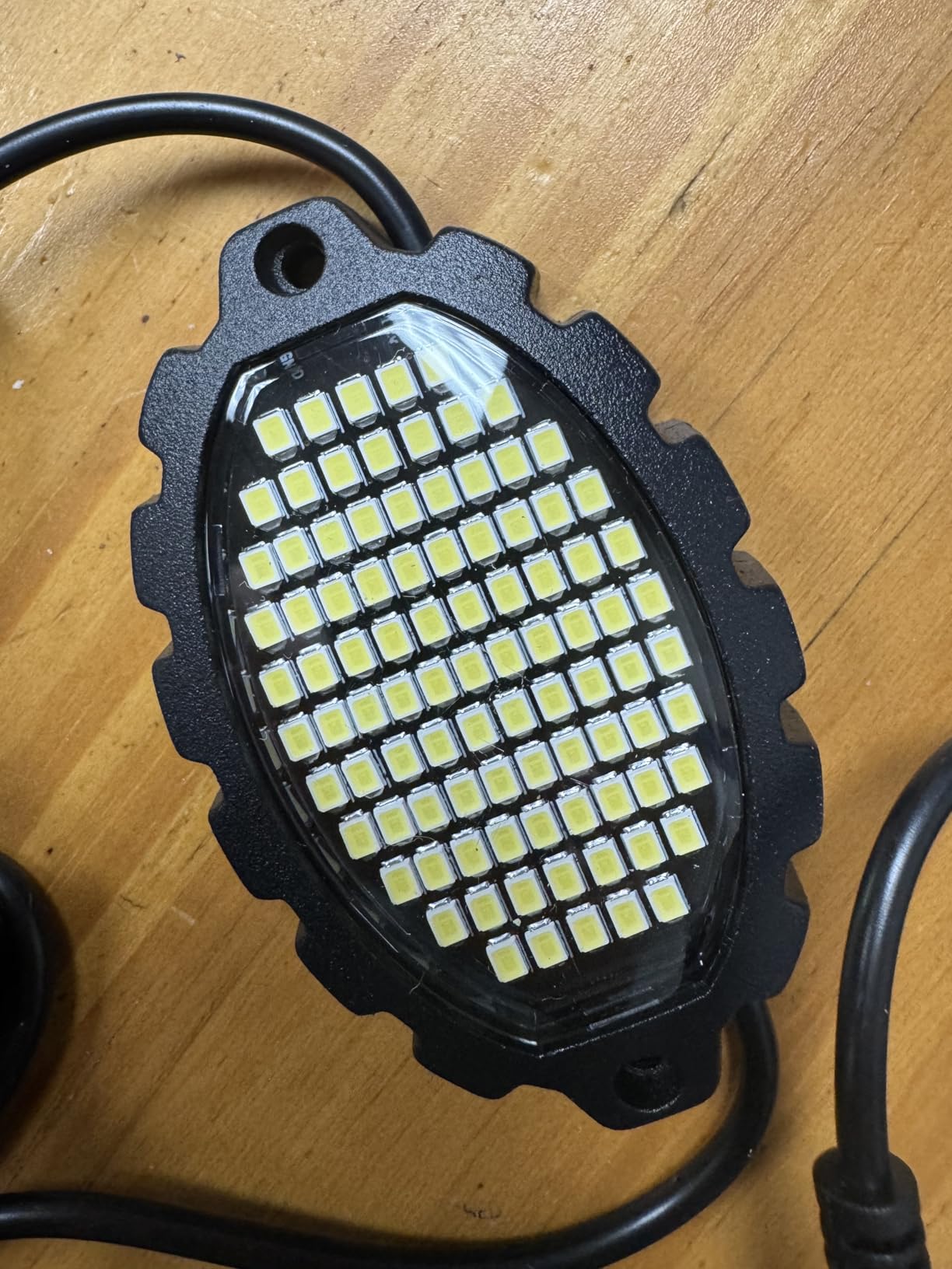 12 Pods Metal 1116 LEDs Pure White Rock Lights with Switch Wiring Harness,Super Bright Underglow Light Waterproof Aluminum Led Lights for Trucks Jeep OffRoad ATV UTV SUV,Plug and Play, Easy to Install customer photo 1