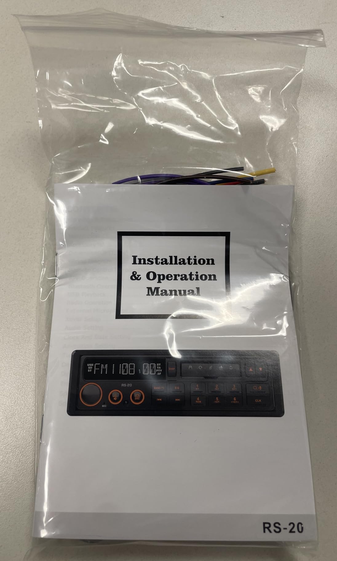 Bluetooth Retro Car Stereo Receiver - Single Din European Classic Look Radio for 80s Car - AM FM Pre-Amp 2 Subwoofer Outputs USB SD AUX Type-C PD3.0 Fast Charge EQ SWC customer photo 2