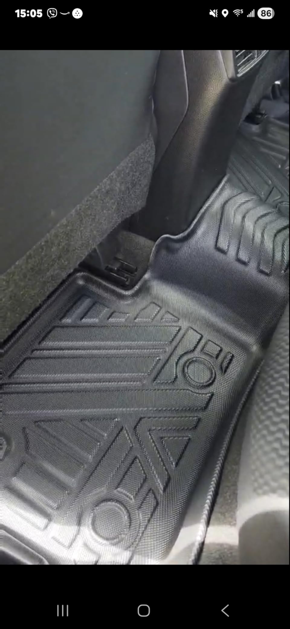 KUST Floor Mats for 2015-2026 Ford F-150/F150 Lightning SuperCrew Cab (Only for Rear Seat Without Under-Seat Fold Flat Storage), All Weather Car Mats for F150 Accessories TPE Rubber Raised Edge customer photo 1