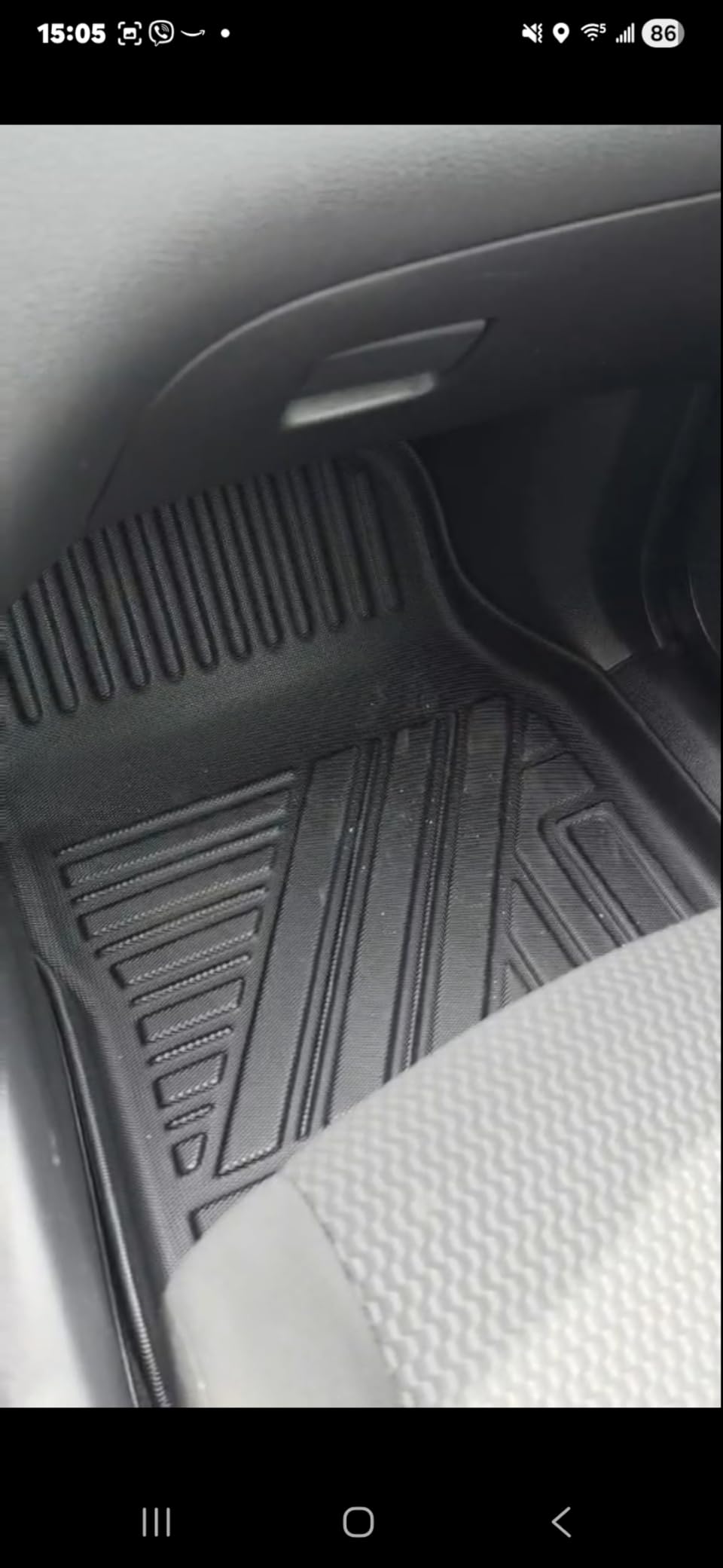 KUST Floor Mats for 2015-2026 Ford F-150/F150 Lightning SuperCrew Cab (Only for Rear Seat Without Under-Seat Fold Flat Storage), All Weather Car Mats for F150 Accessories TPE Rubber Raised Edge customer photo 2