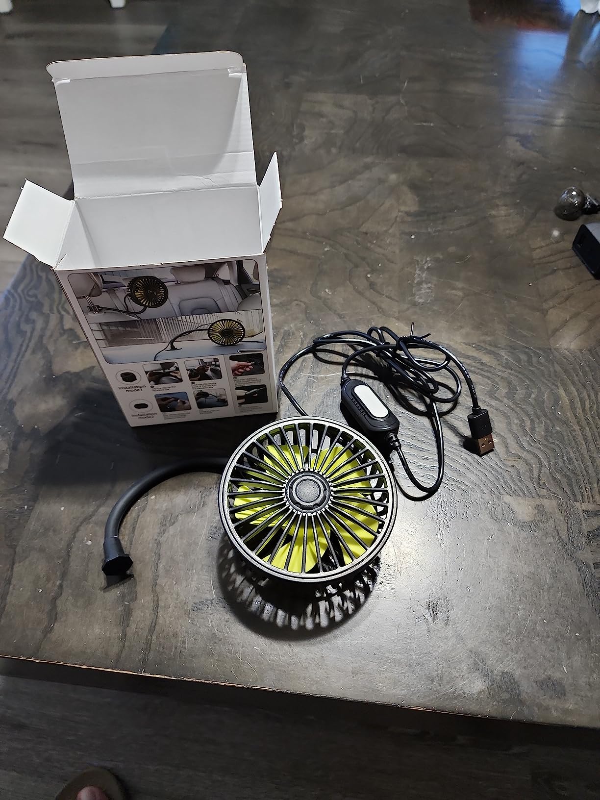 Portable Car Heater for Vehicle, 12V Car Heater and Defroster, Windshield Defogger Car Heater That Plugs into Cigarette Lighter for Car, SUV, Trucks (Red Black) customer photo 1