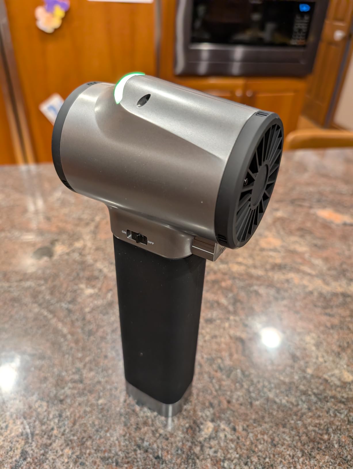 Xoopon Turbo Dryer Blower for Car, 750CFM/3.09LB Thrust Car Dryer with 750W & 64MM Brushless Motor, Infinitely Variable Speed, Cordless Car Blower for Drying, Patio Cleaning, Snow Blowing (Sliver) customer photo 2