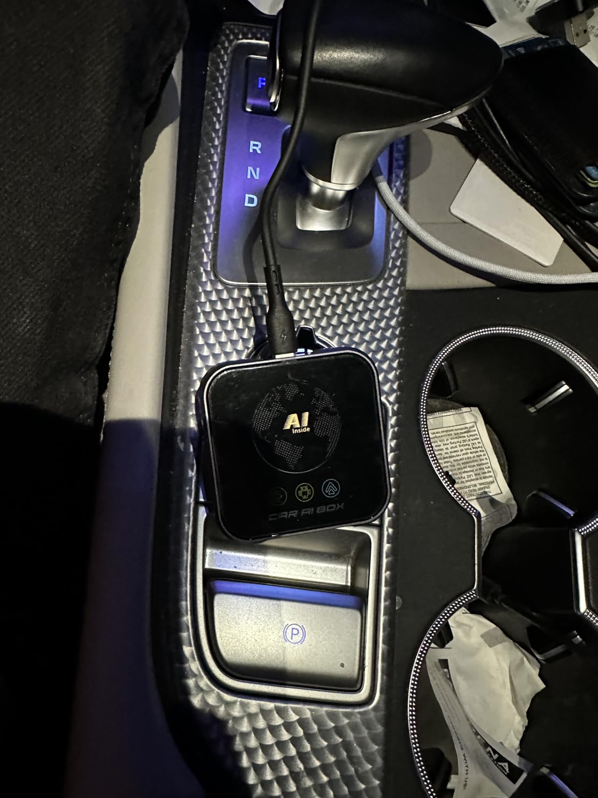 Magic AI Box Wireless CarPlay Adapter, Fast Car Video Box Plug & Play, Easy Setup, Supports Netflix/YouTube/TF Card Streaming Equalizers and More for OEM Wired CarPlay/Android Auto Cars (Gray) customer photo 1