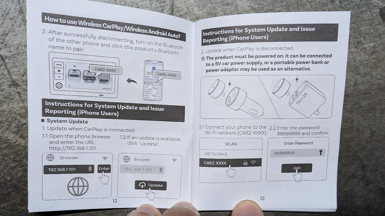 OTTOCAST Mini Tube Wireless CarPlay Android Auto Adapter 2026, Cut The Cord, Zero Lag 5GHz WiFi, Plug & Play for Factory Wired Apple CarPlay customer photo 1