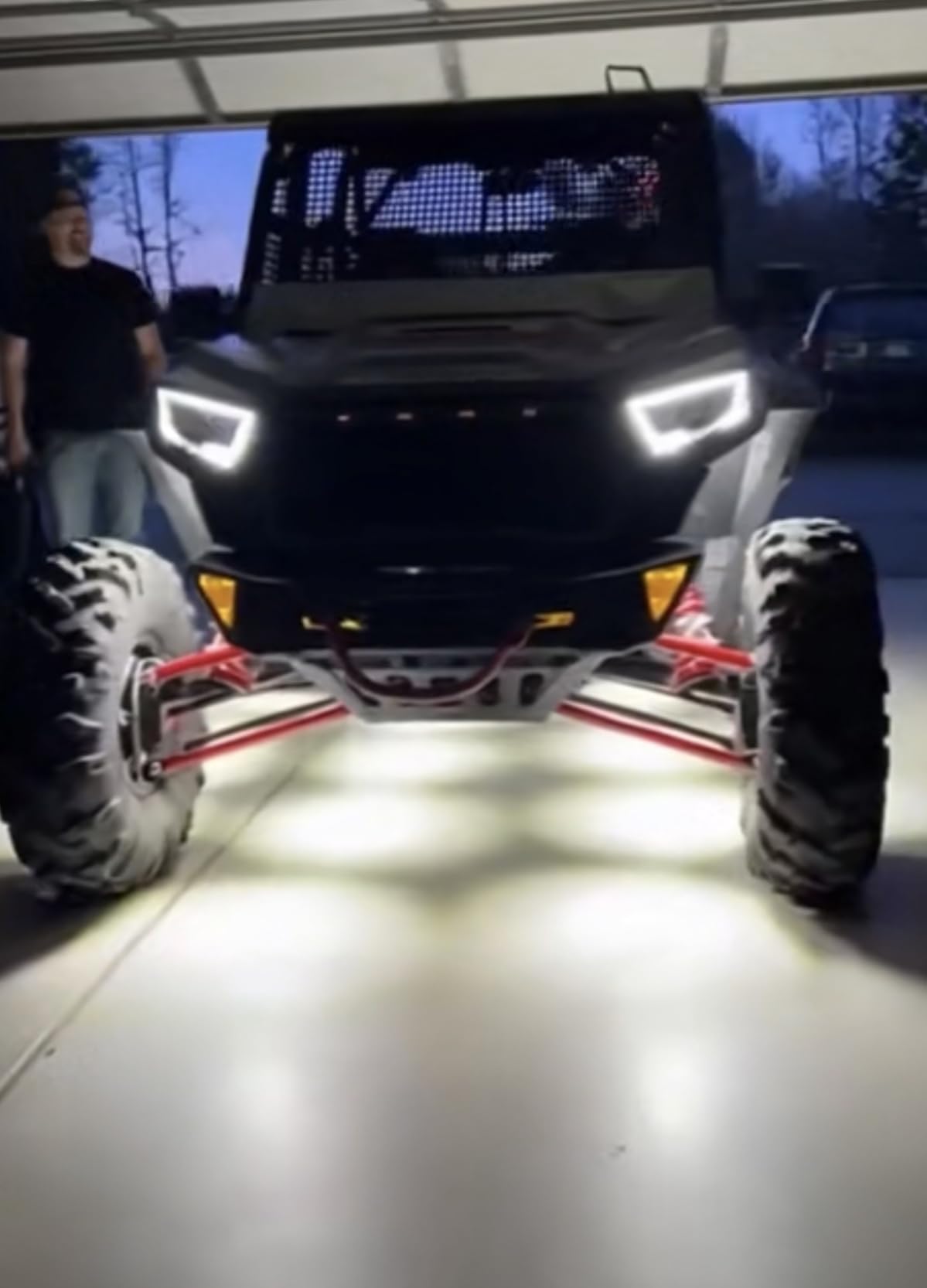 12 Pods 324 LED Pure White Rock Lights Kit with Switch Wiring Harness, 6500K 5050 SMD LED Underglow Lights, IP67 Waterproof Plug & Play Rock Lights for Trucks Pickup Offroad ATV UTV SUV customer photo 1