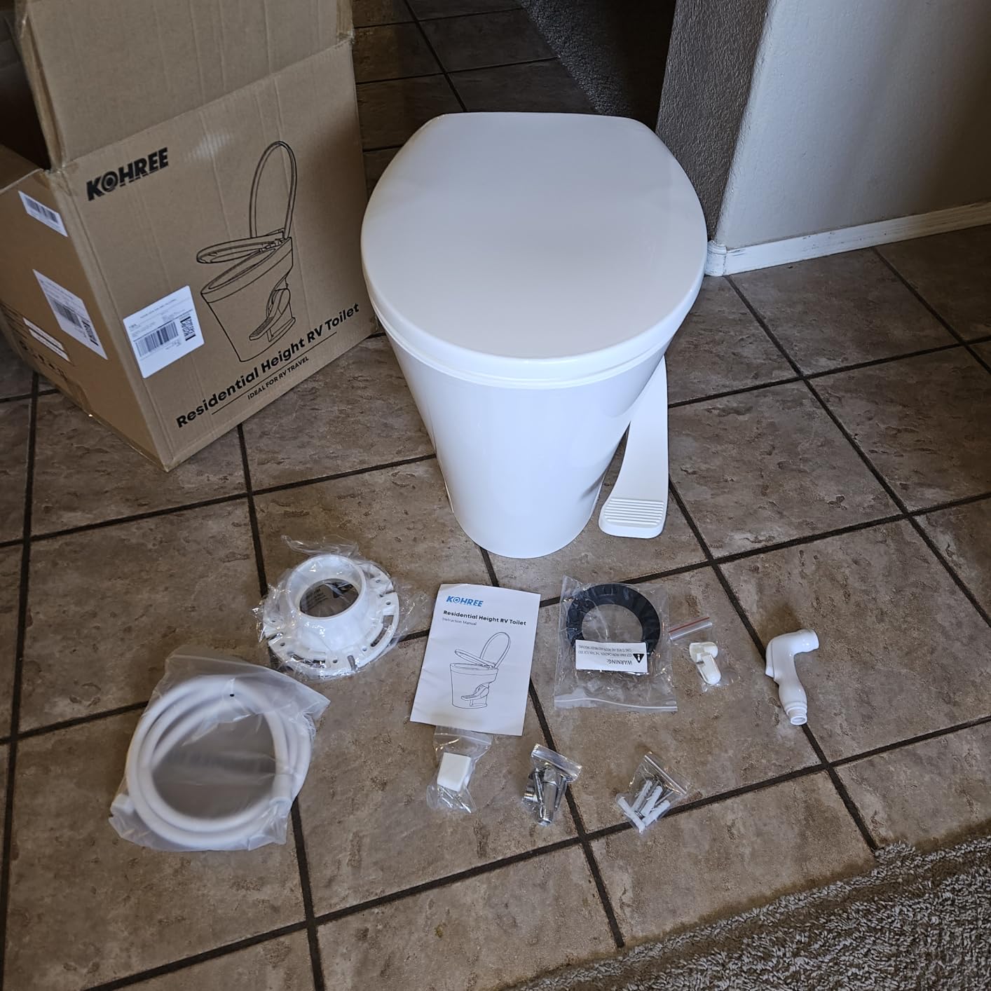 Kohree RV Toilet, 18.5