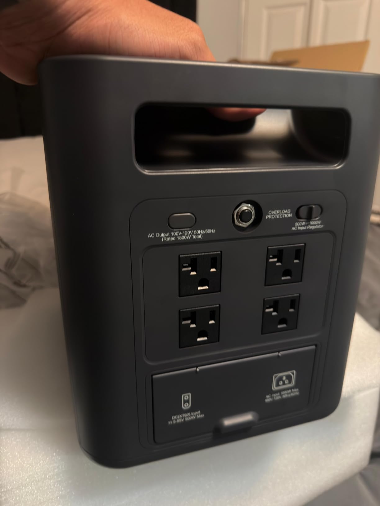 AFERIY Portable Power Station, 1024Wh LiFePO4 Solar Generator, 1800W(Peak 3600W) AC Output, Compact Lightweight Design, Fast Recharge for Home, Camping, RV, Outdoor Emergencies (Solar Panel Optional) customer photo 1