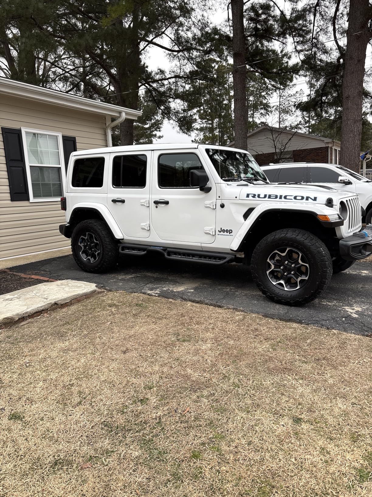 Running Boards Compatible with 2025 2026 Toyota 4Runner(Without Side Skirts), Two-Stair Design Heavy-Duty Side Steps, Step Bars Rock Sliders Rail Nerf Bars Made with Carbon Steel customer photo 1
