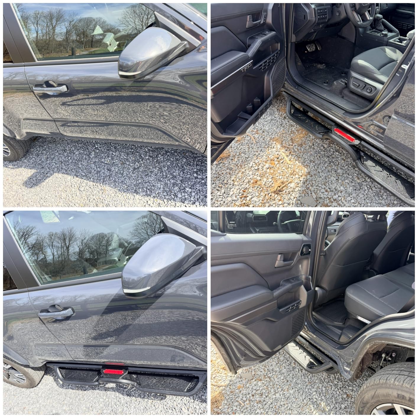 COMNOVA Two-Stairs Running Boards Compatible with 2025 2026 Toyota 4Runner(Without Side Skirts). 6 Inch Geometric Design Heavy-Duty Nerf Bars, 4Runner Step Bars Rock Sliders Rail customer photo 1