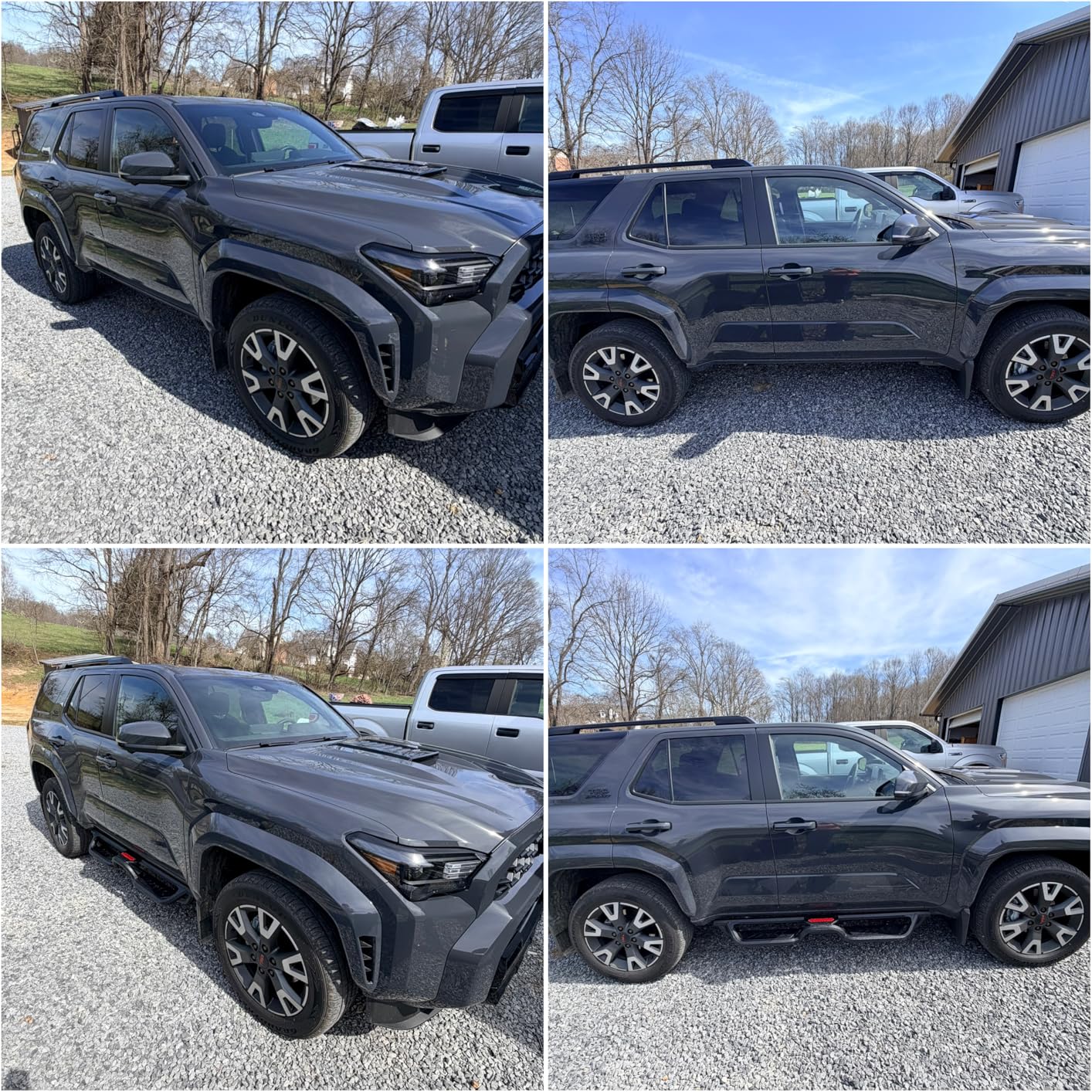 COMNOVA Two-Stairs Running Boards Compatible with 2025 2026 Toyota 4Runner(Without Side Skirts). 6 Inch Geometric Design Heavy-Duty Nerf Bars, 4Runner Step Bars Rock Sliders Rail customer photo 2