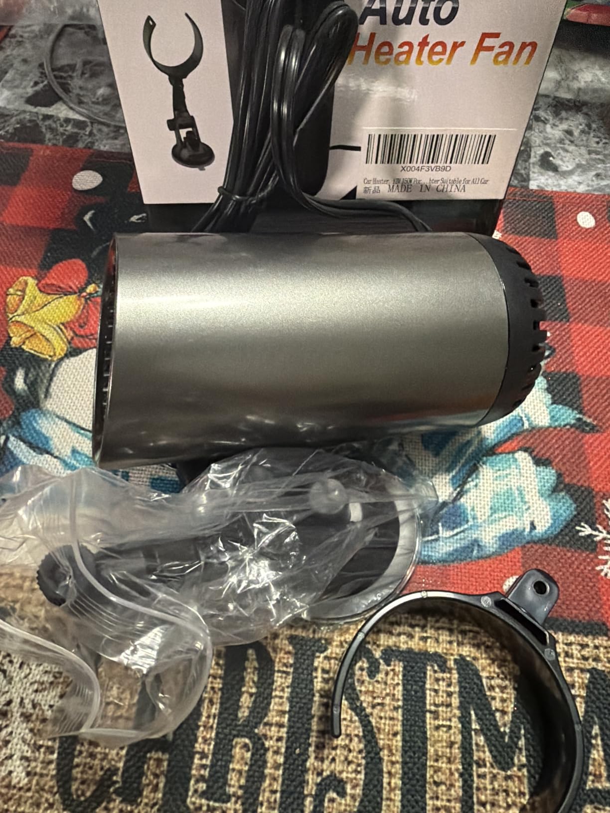 Portable Car Heater - 2-in-1 Fast Heating and Cooling, Windshield Defroster, 12V Car Heater that Plugs into Cigarette Lighter for Winter Driving with Suction Holder customer photo 2