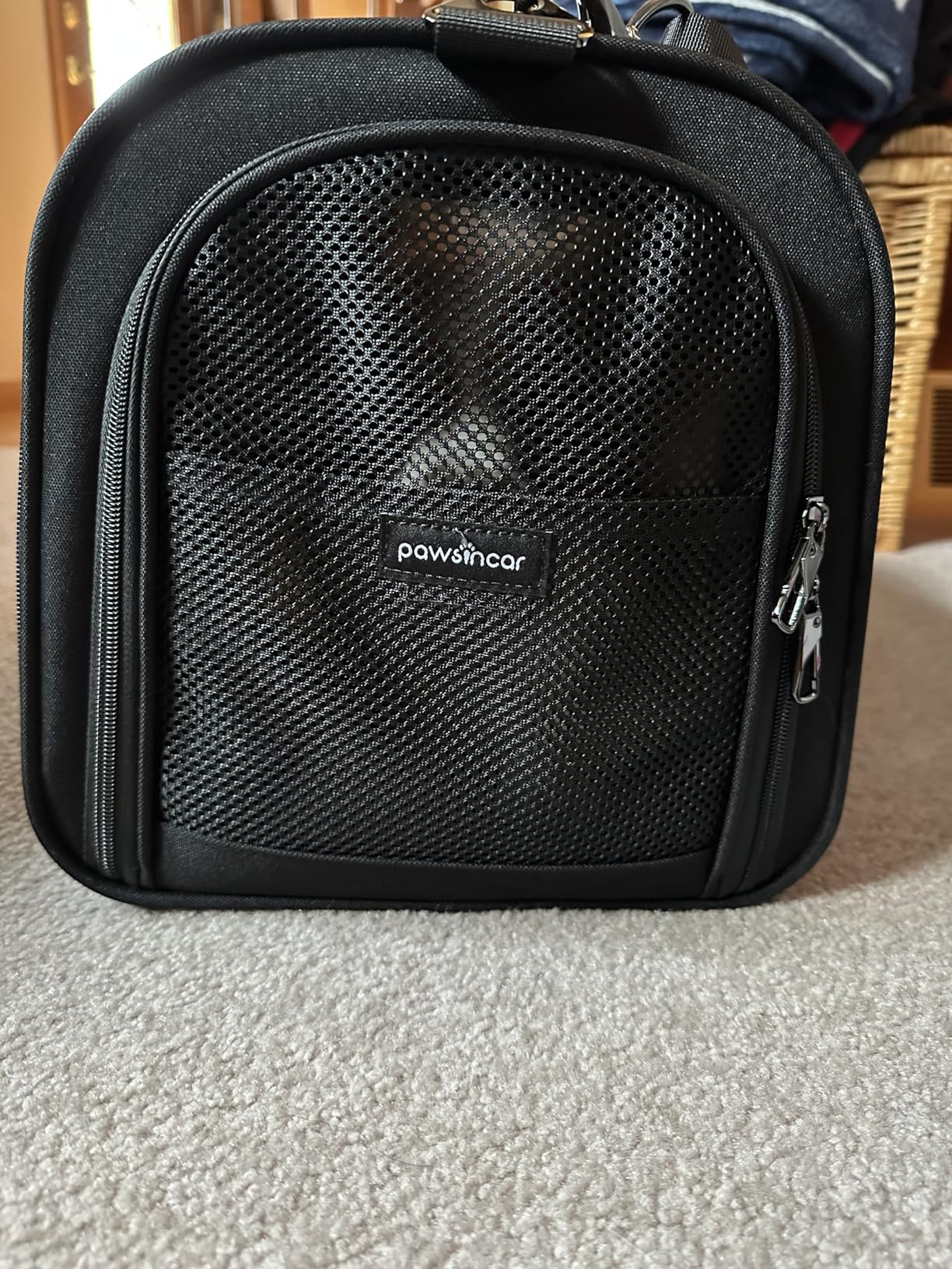 Crash-Tested Dog Car Carrier (Test with FMVSS 213b - 5 Star Safety Rated by CPS) | 2-in-1 Small Pet Car Seat, Expandable Cat Carrier Soft | Lab-Tested Dog Travel Bag for Safe Travel | customer photo 1