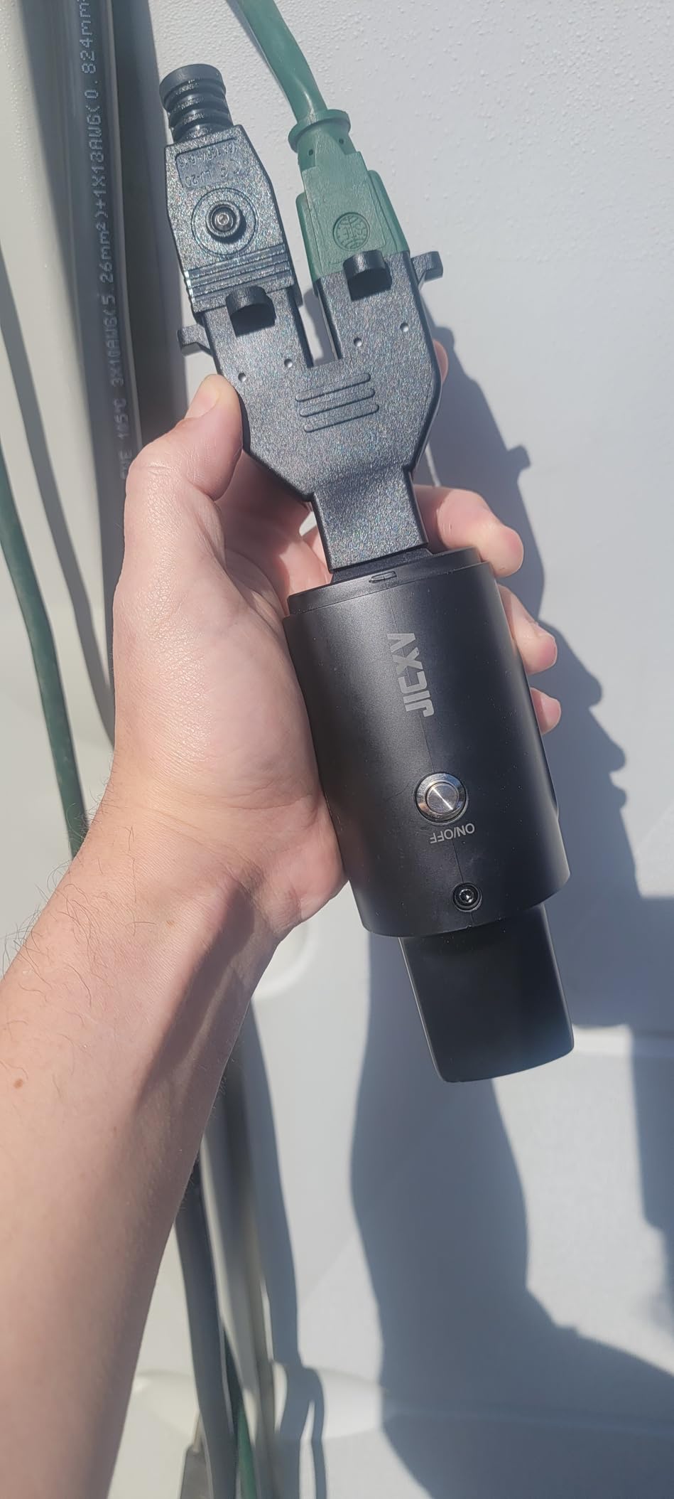 NACS V2L Adapter-Vehicle to Load Adapter for 2025+Ioniq 5/6/9, 2026+Kia EV3/5/6/9, 2025+Genesis(Requires V2L+NACS Inlet), Safety Lock, LED Display,Power for Camping, Trips, Emergencies etc. customer photo 1