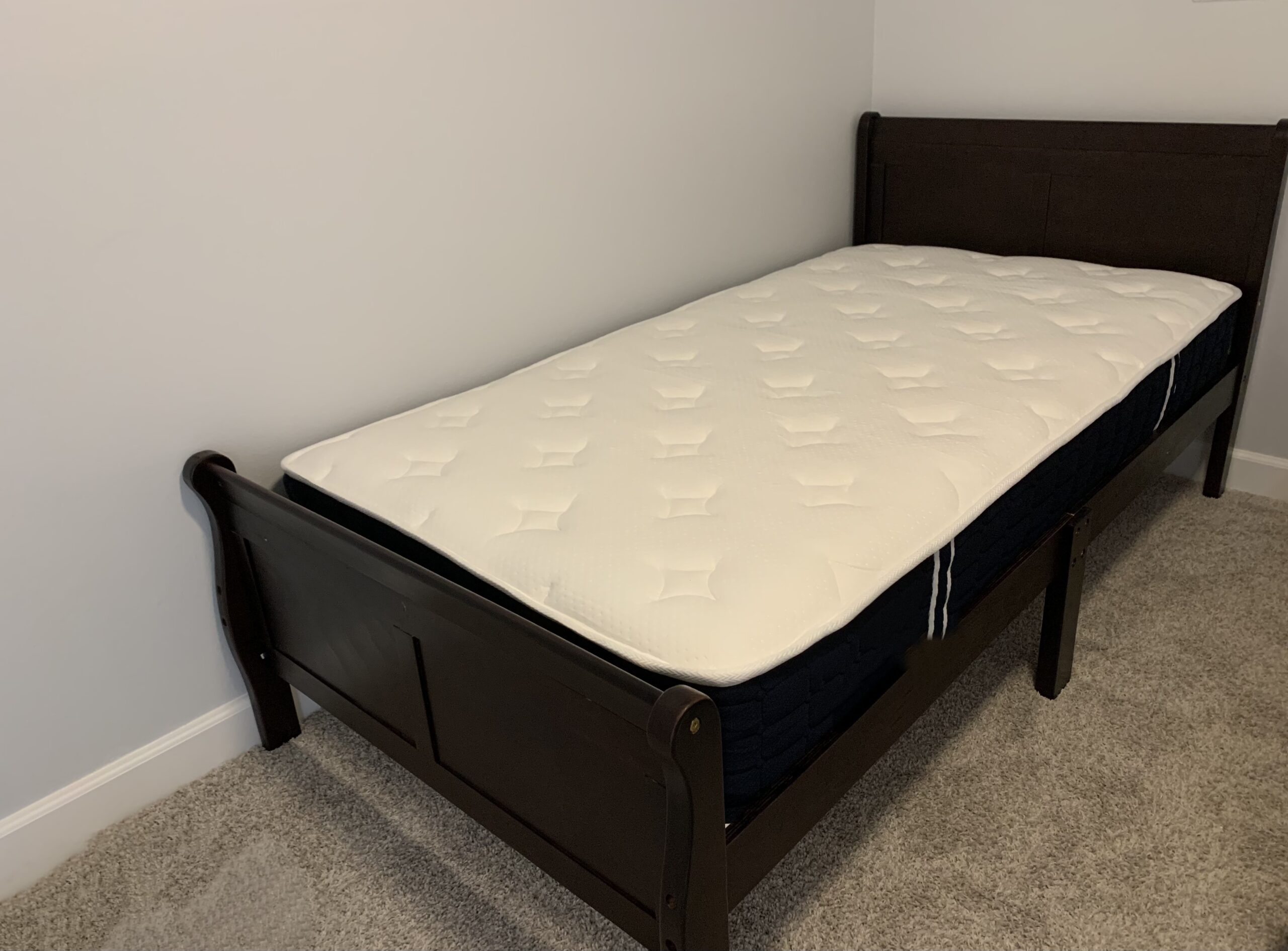 Coolvie 12 Inch Short Queen Hybrid Mattress, Home-Comfort RV Bed in a Box - Fiberglass-Free Design with Motion Isolation & Lumbar Support - Fits Campers, Trailers, 60x75 customer photo 2