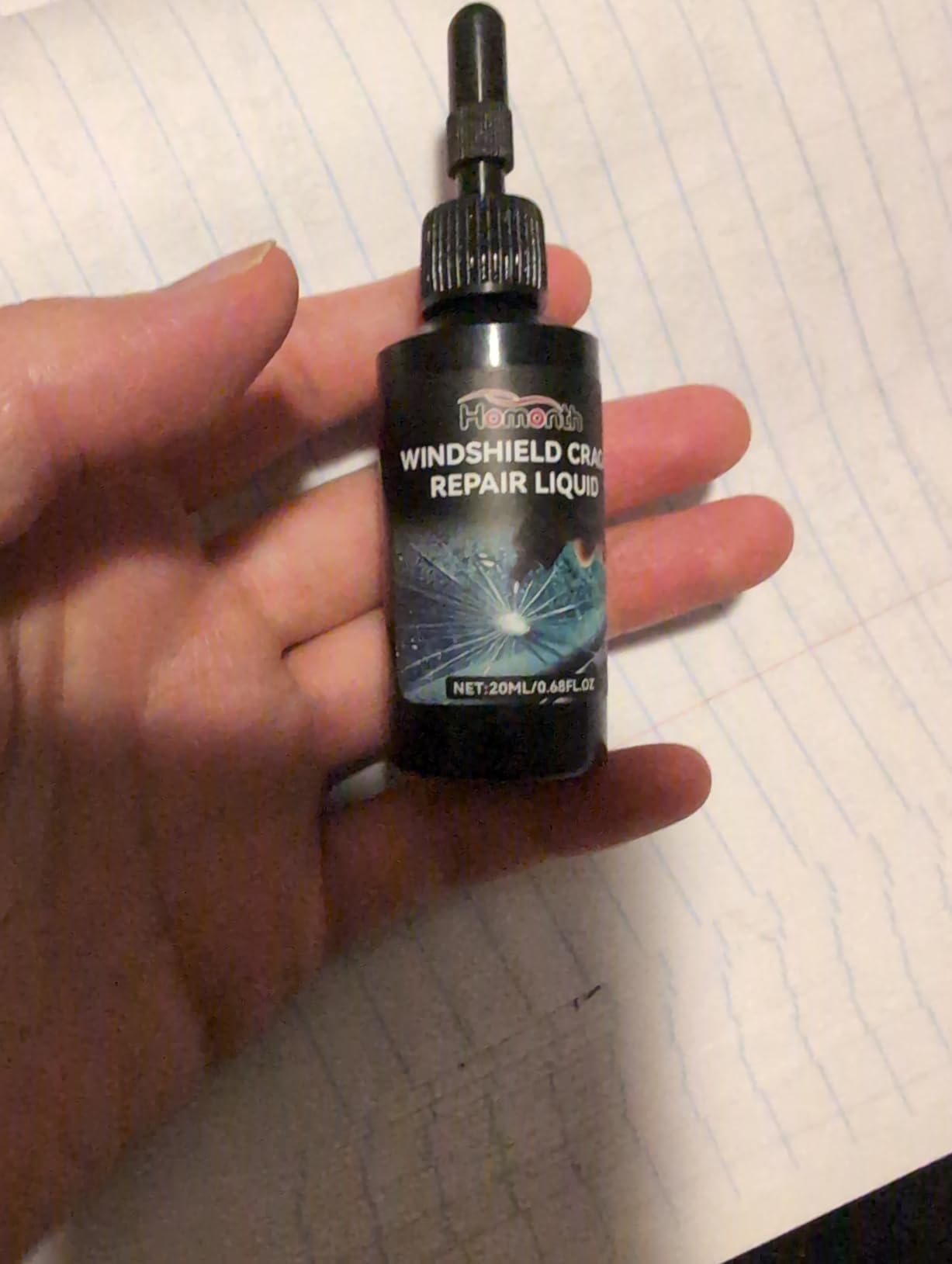 DEZEU Windshield Crack Repair Kit,2026 Latest Upgraded Glass Crack Repair Kit,5MinQuick-Glass Repair Liquid,Long-Lasting for Windshields, Mirrors,All Crack Types (Black) customer photo 2