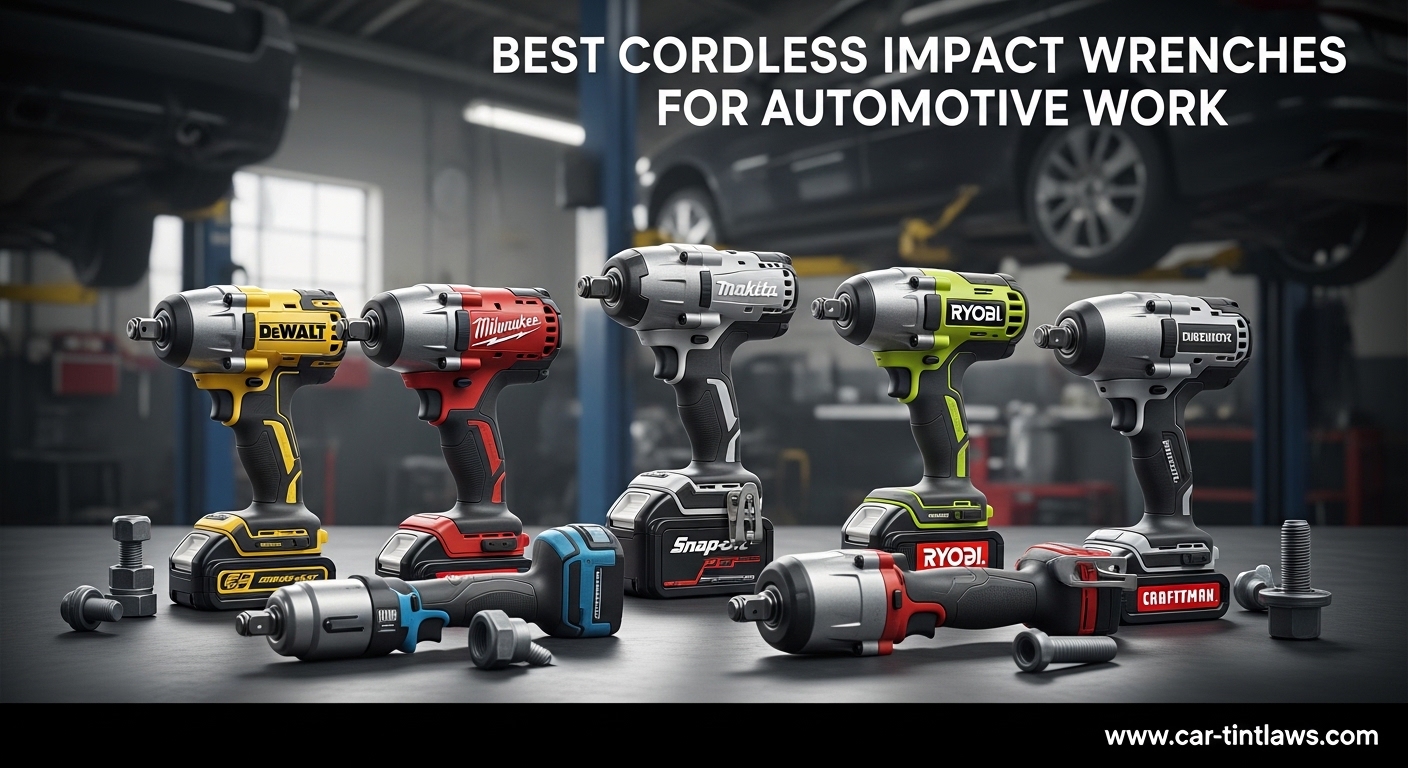 Best Cordless Impact Wrenches for Automotive Work