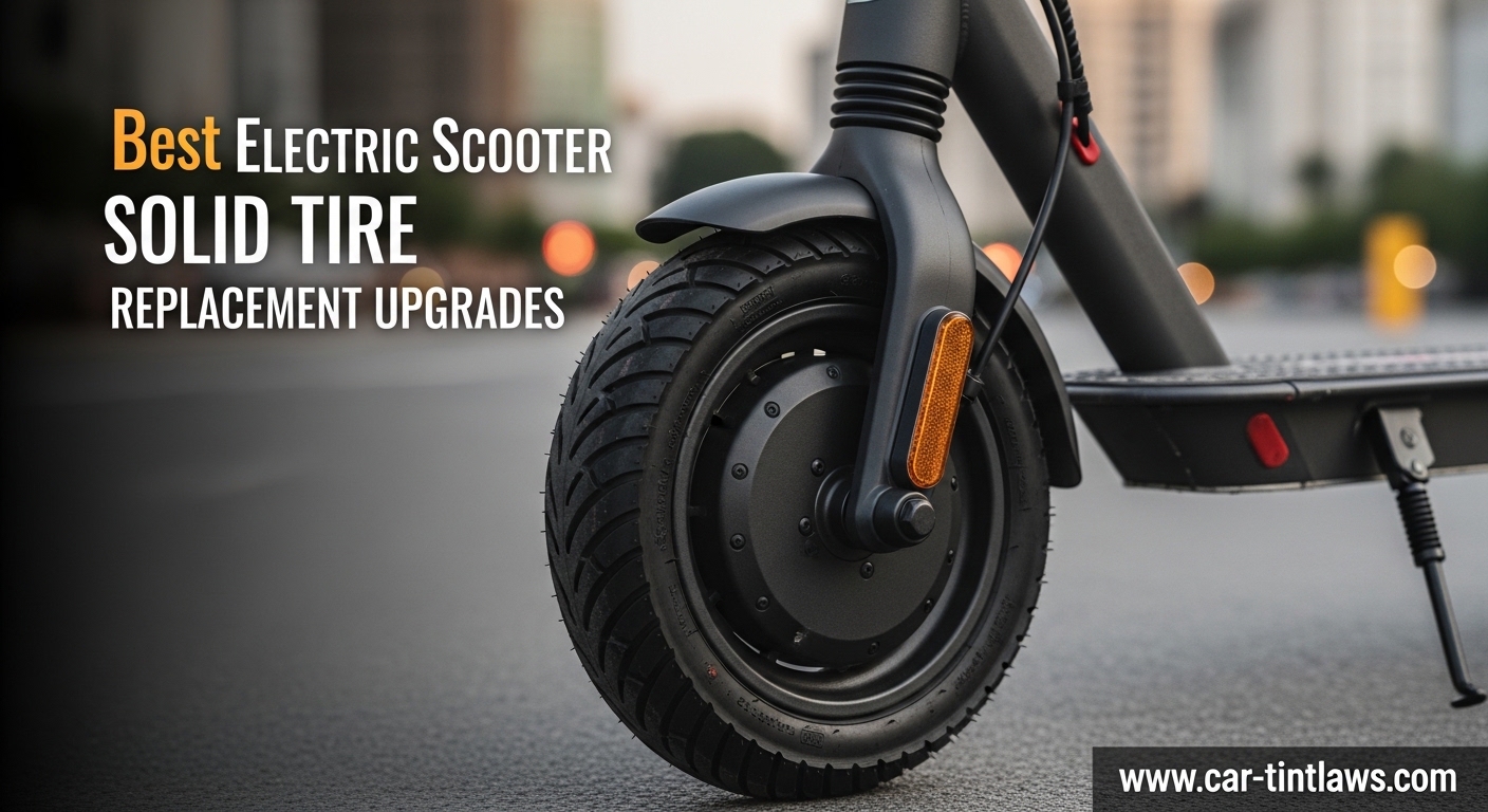Best Electric Scooter Solid Tire Replacement Upgrades