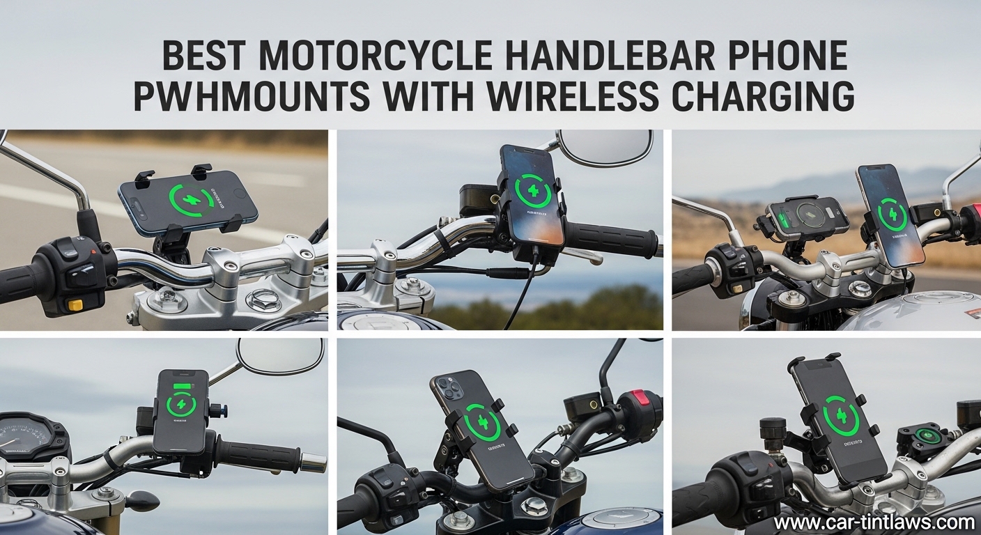 Best Motorcycle Handlebar Phone Mounts With Wireless Charging