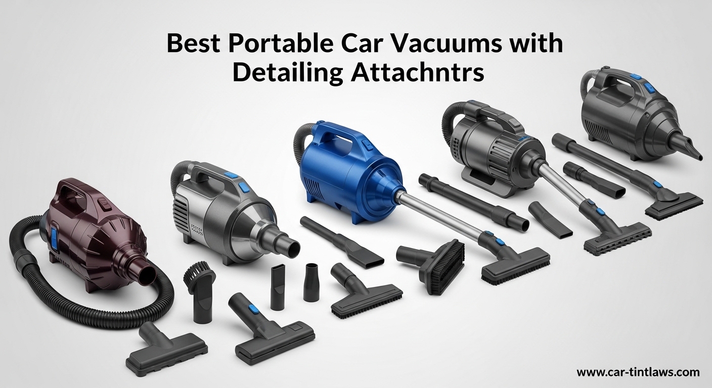 Best Portable Car Vacuums with Detailing Attachments