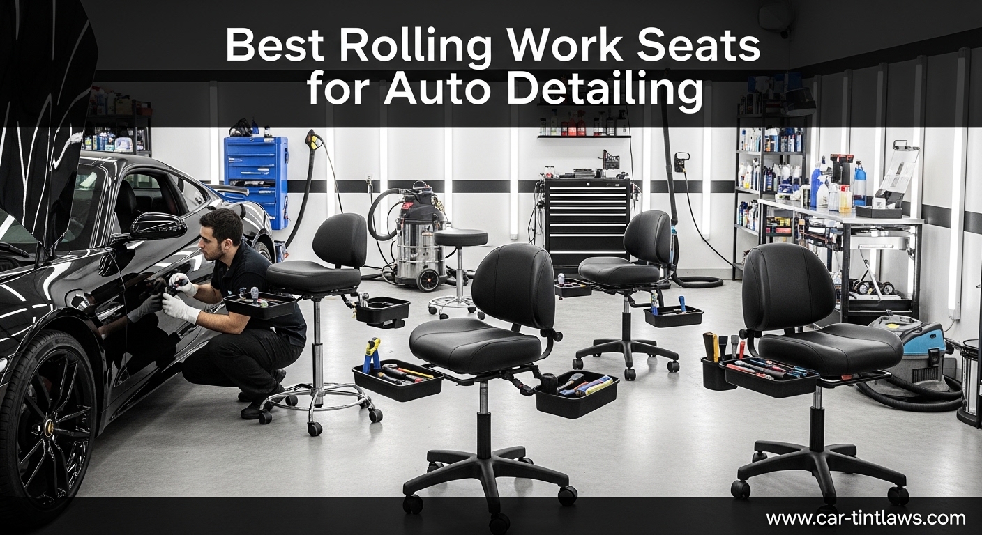 Best Rolling Work Seats for Auto Detailing