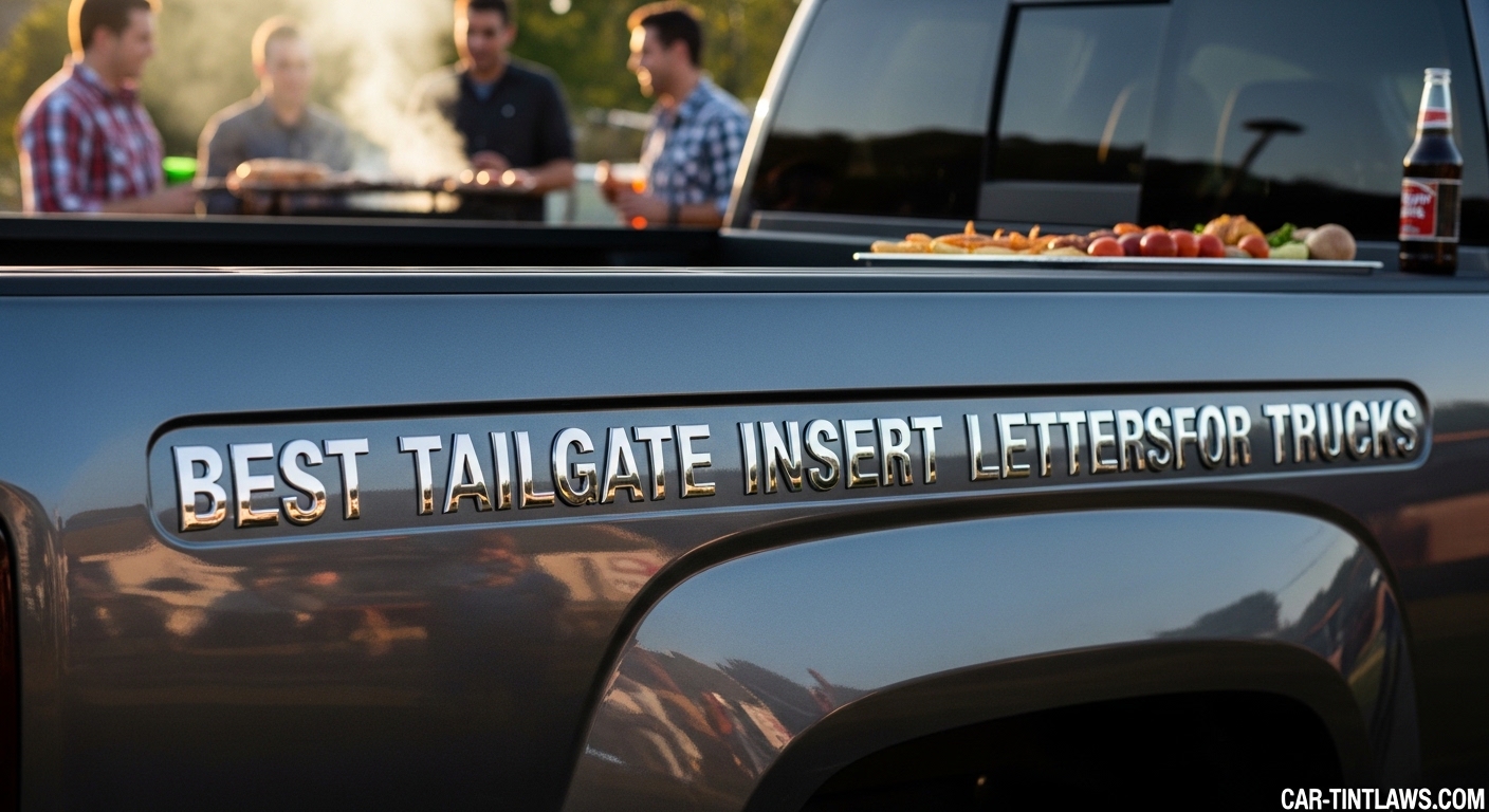 Best Tailgate Insert Letters for Trucks