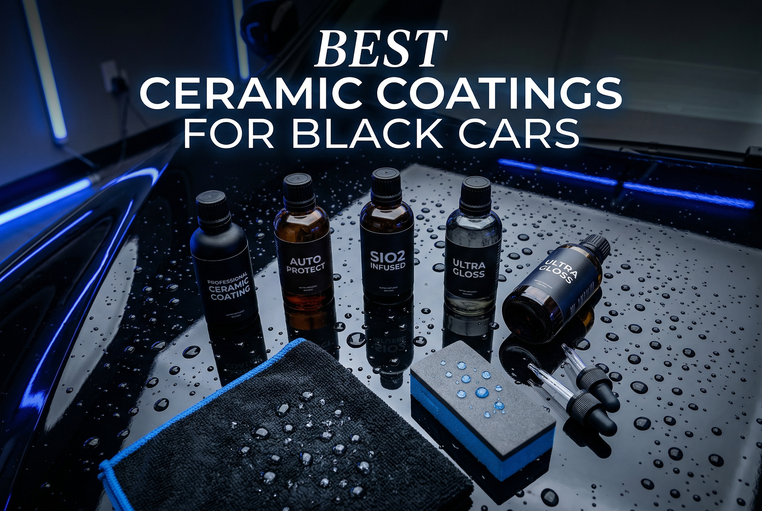 Best Ceramic Coatings for Black Cars