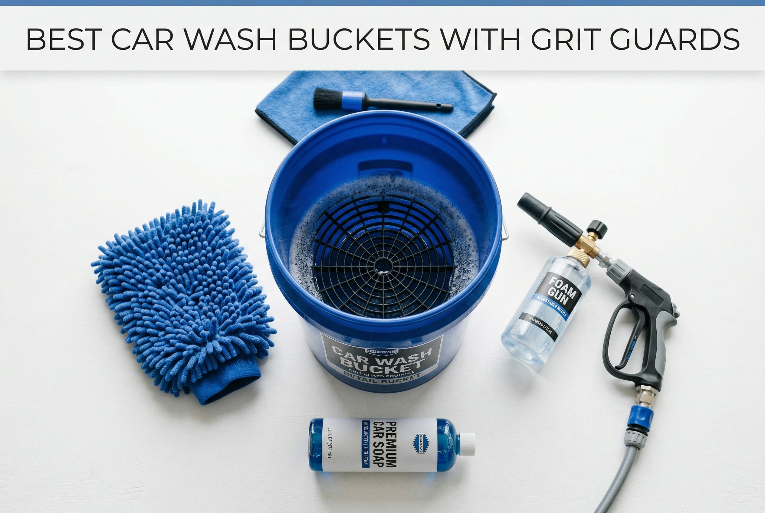 Best Car Wash Buckets with Grit Guards