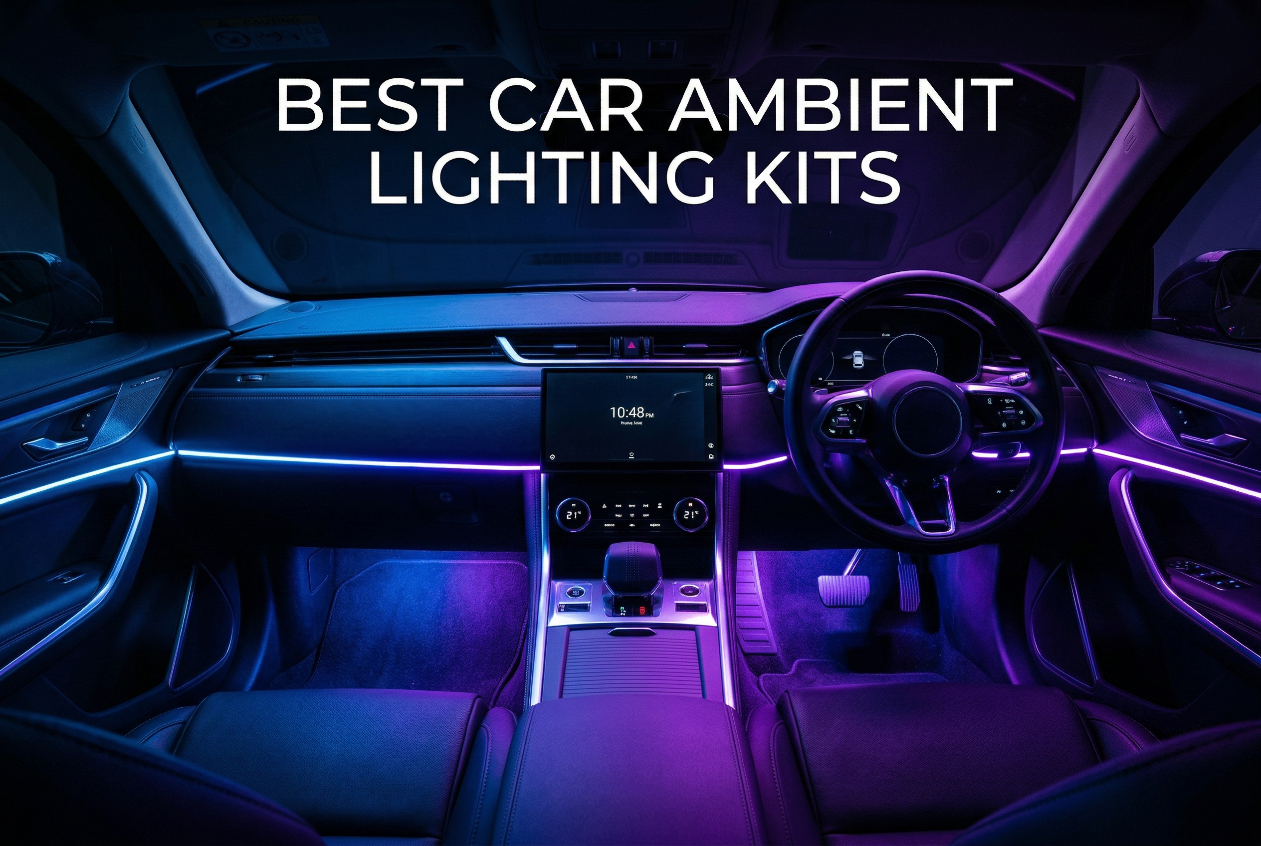 Best Ambient Lighting Kits for Car Interiors