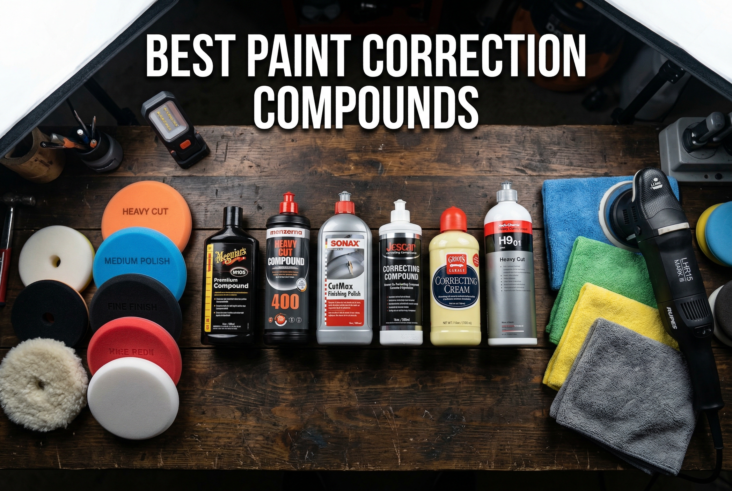 Best Paint Correction Compounds for Scratches
