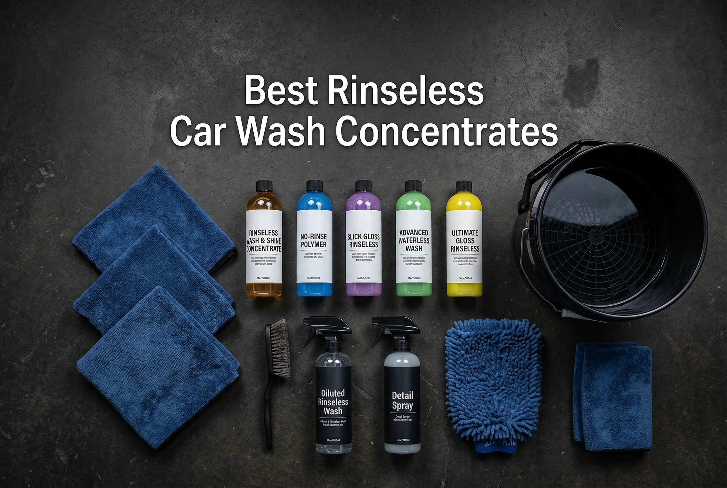 Best Rinseless Car Wash Concentrates