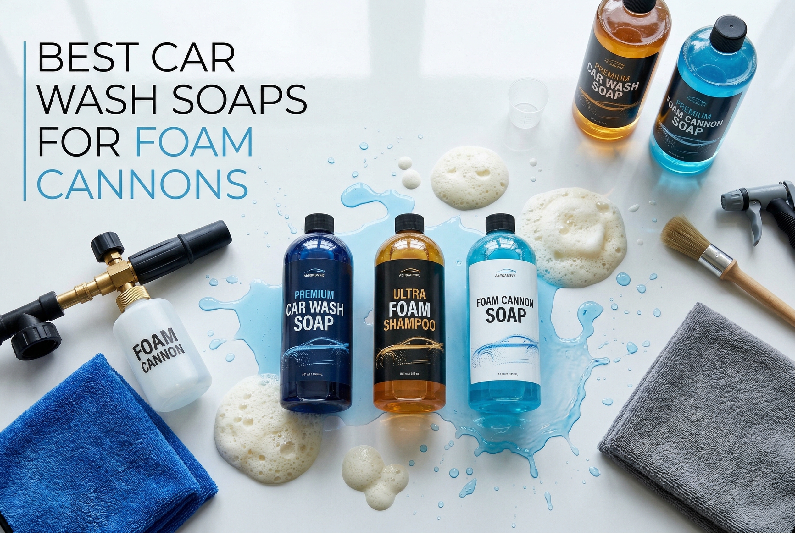 Best Car Wash Soaps for Foam Cannons