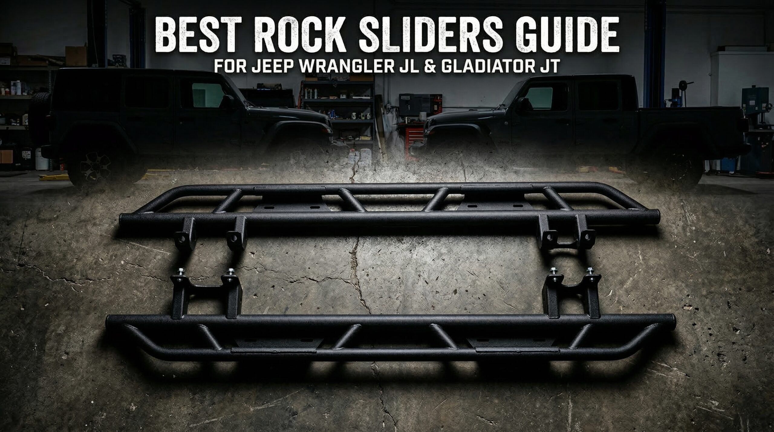 best rock sliders for Jeep Wranglers and Gladiators