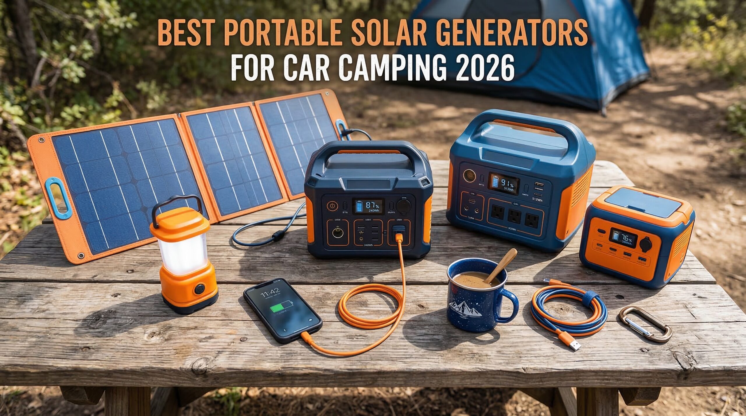 best portable solar generators for car camping