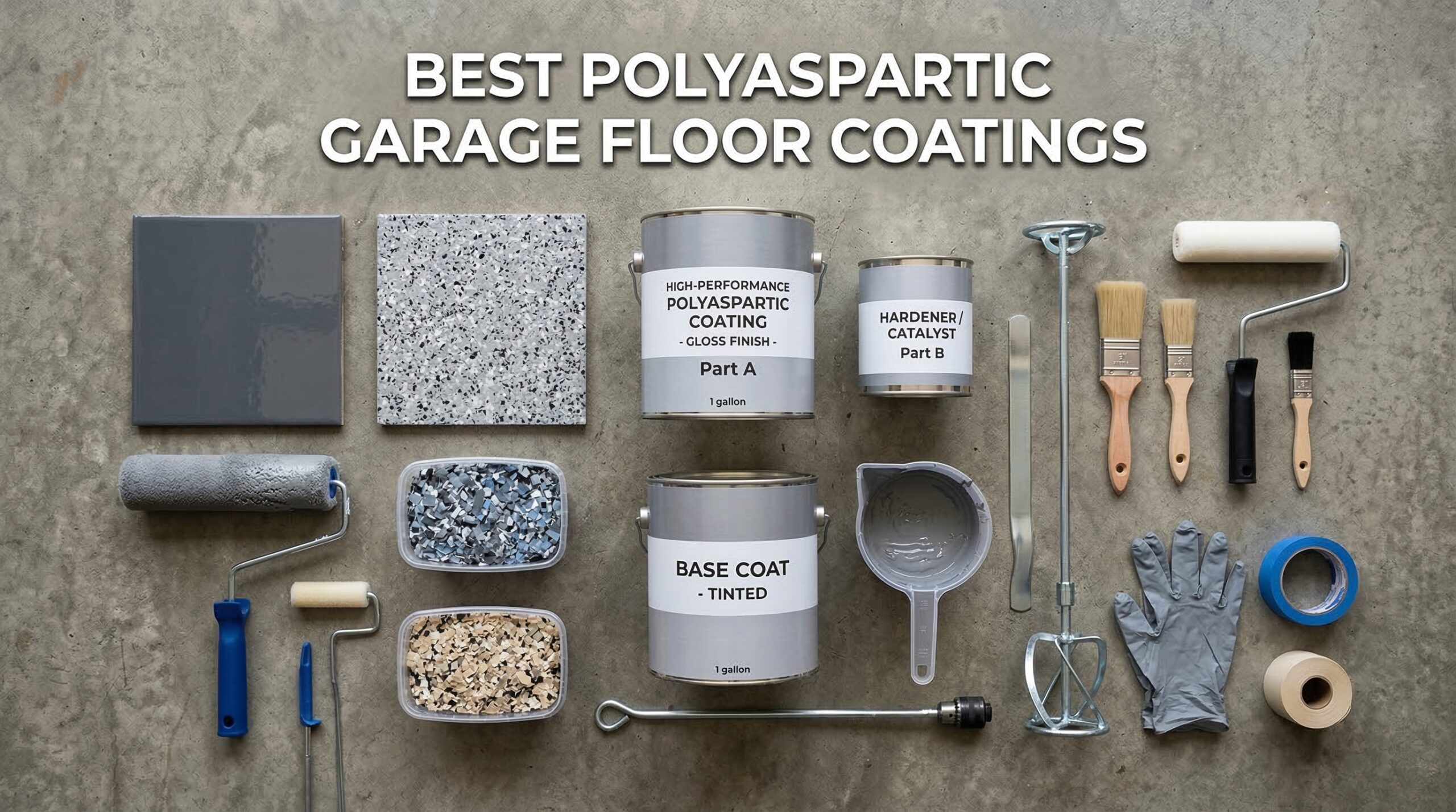 best polyaspartic garage floor coatings