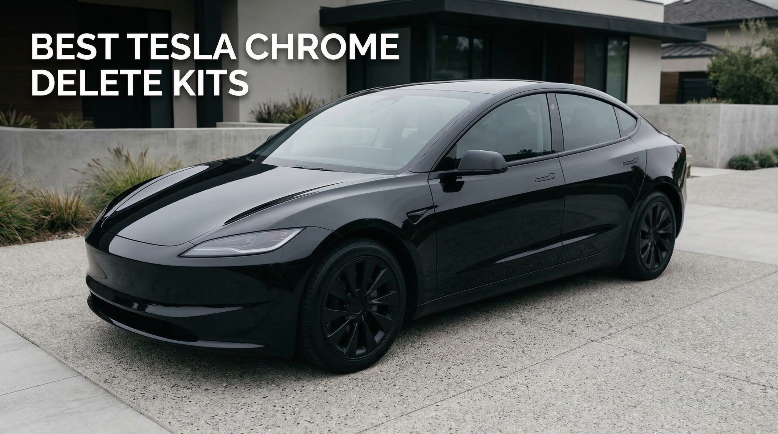 best Tesla chrome delete kits