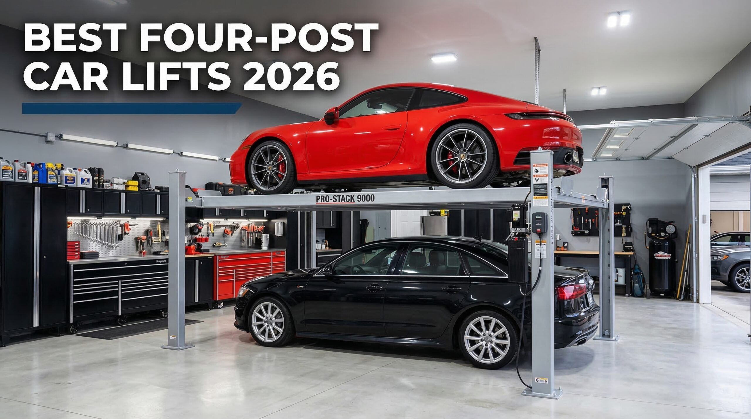 best four-post car lifts for vehicle storage
