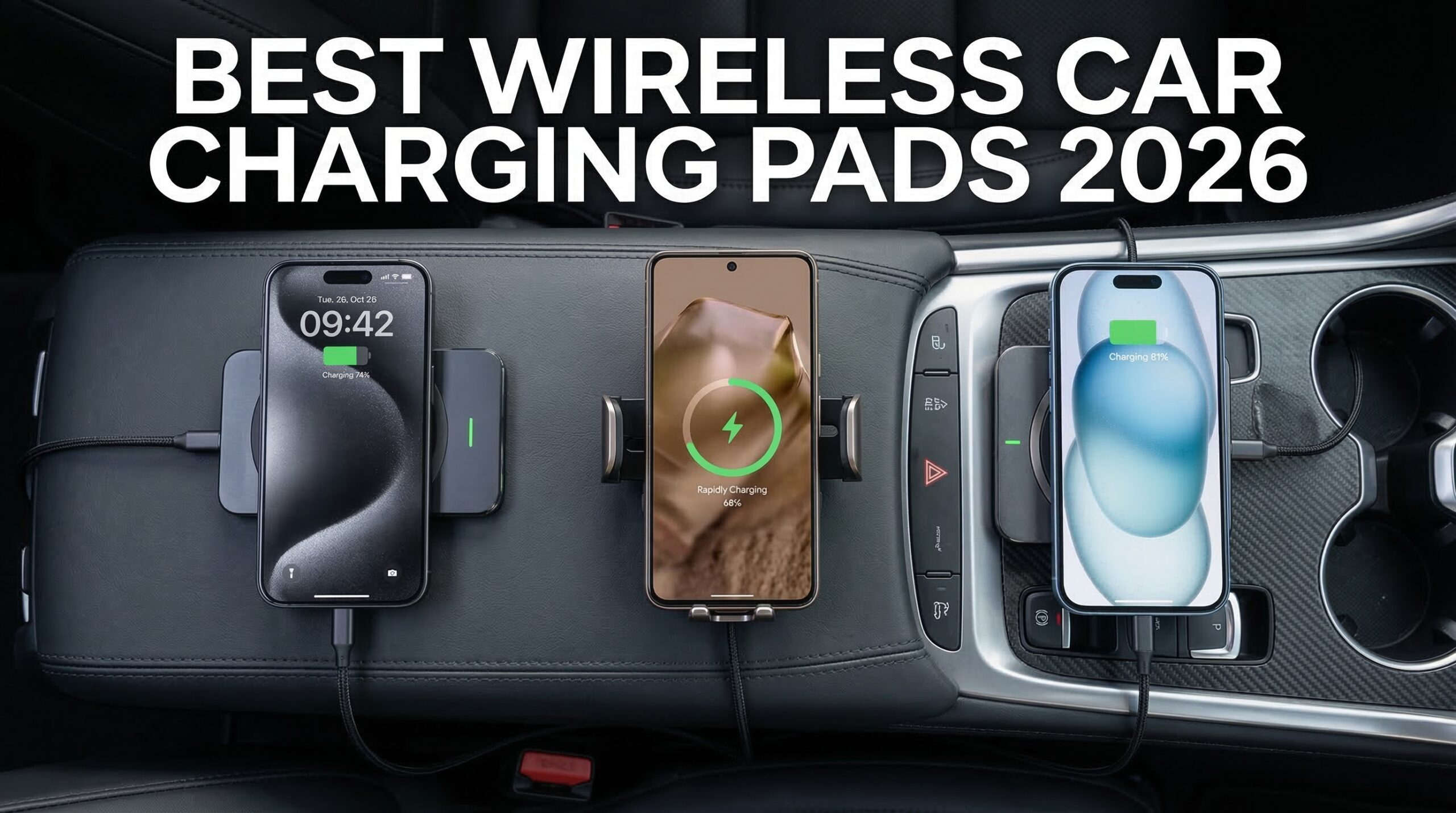 best wireless car charging pads for center consoles