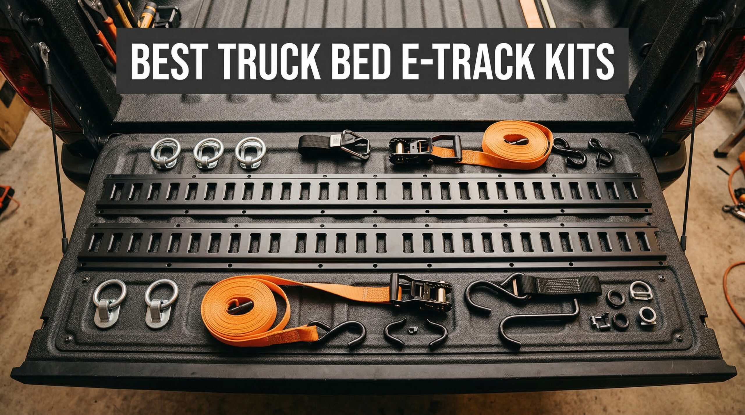 best truck bed e-track tie down rail kits